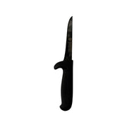 Eicker 13cm straight boning knife black handle - butchers professional knife