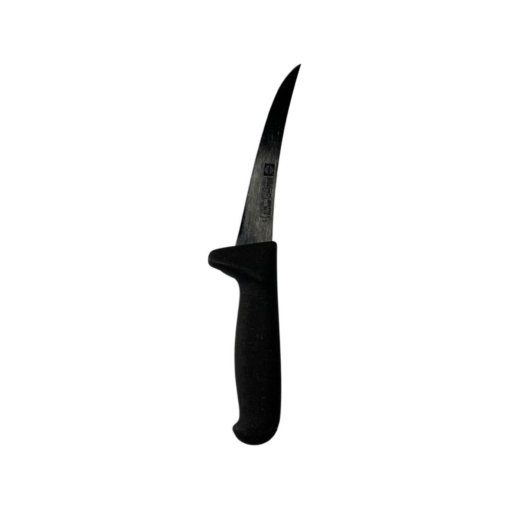 Eicker 13cm boning knife black handle - butchers professional knife