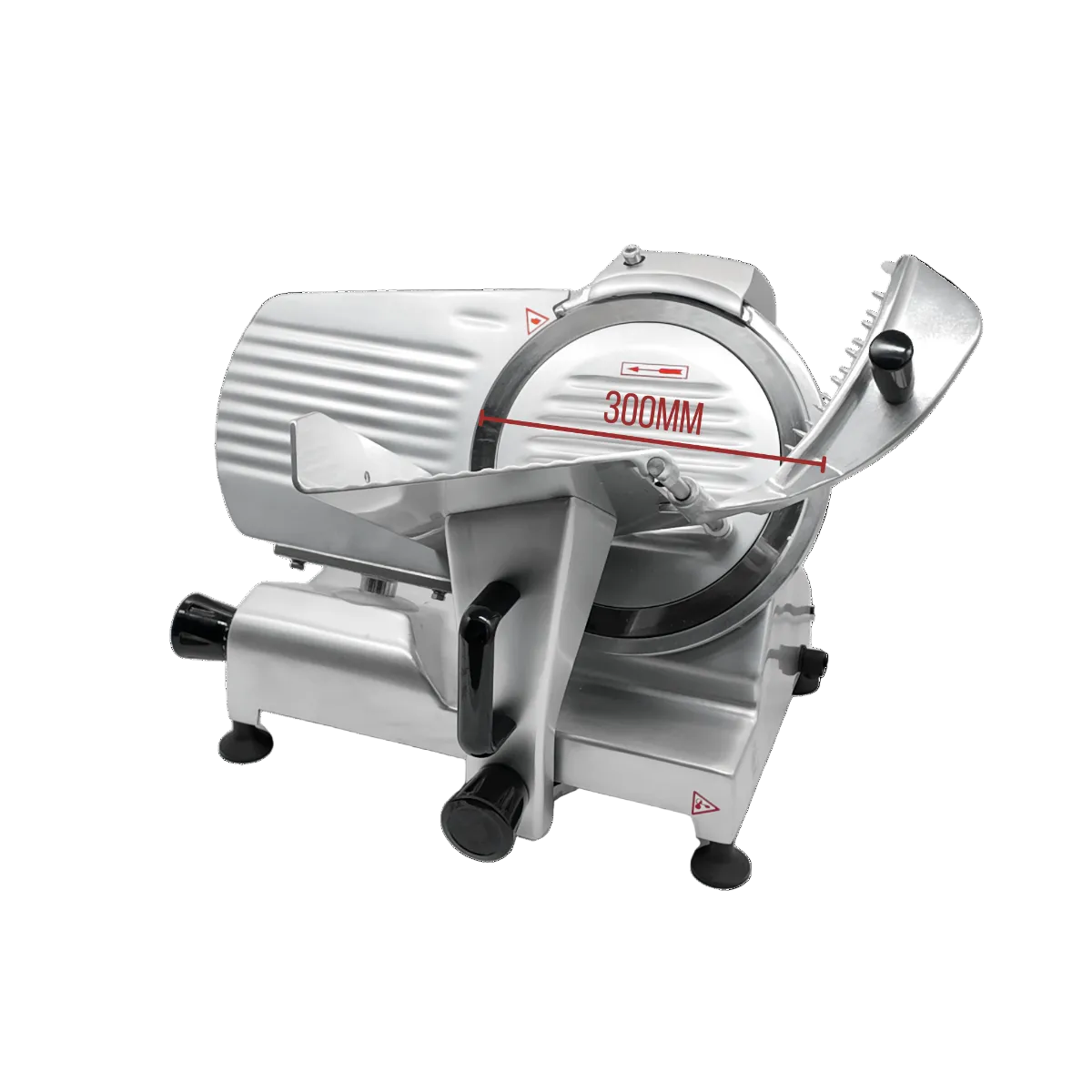 Infernus Meat Slicer 300mm Blade Detail - Professional Butcher Shop Equipment