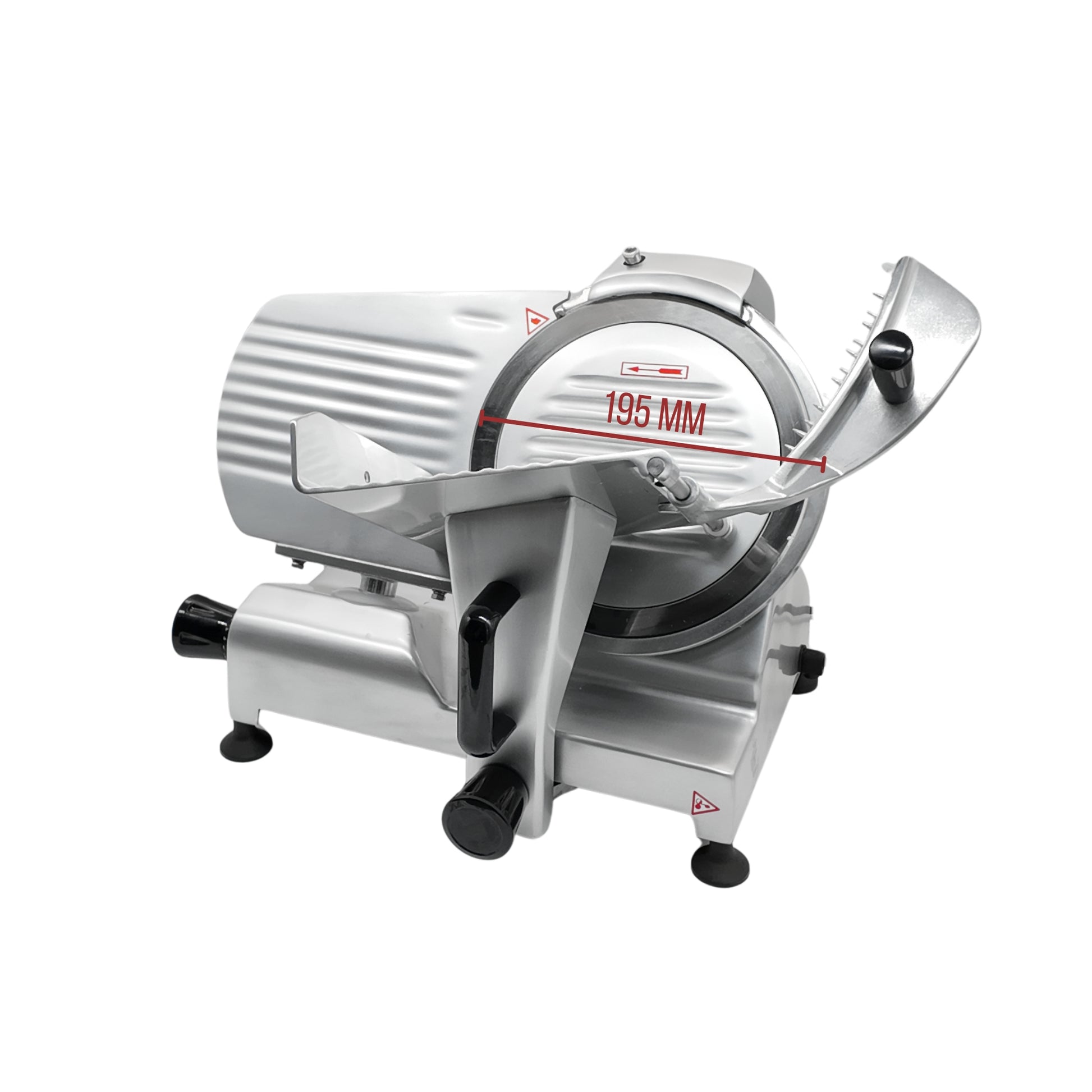 Infernus 195mm Meat Slicer 3/4 View - Professional Commercial Meat Slicing Machine