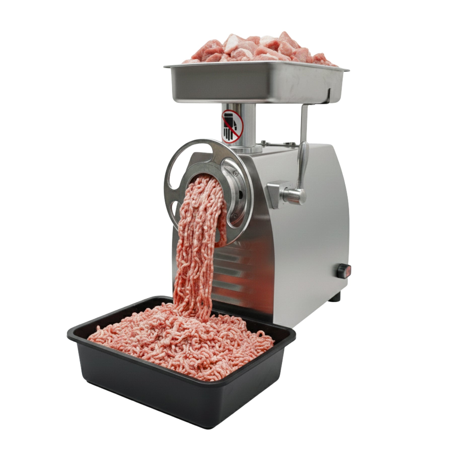 CAS-12 Commercial Meat Mincer - Heavy Duty Electric Butcher Mincing Machine