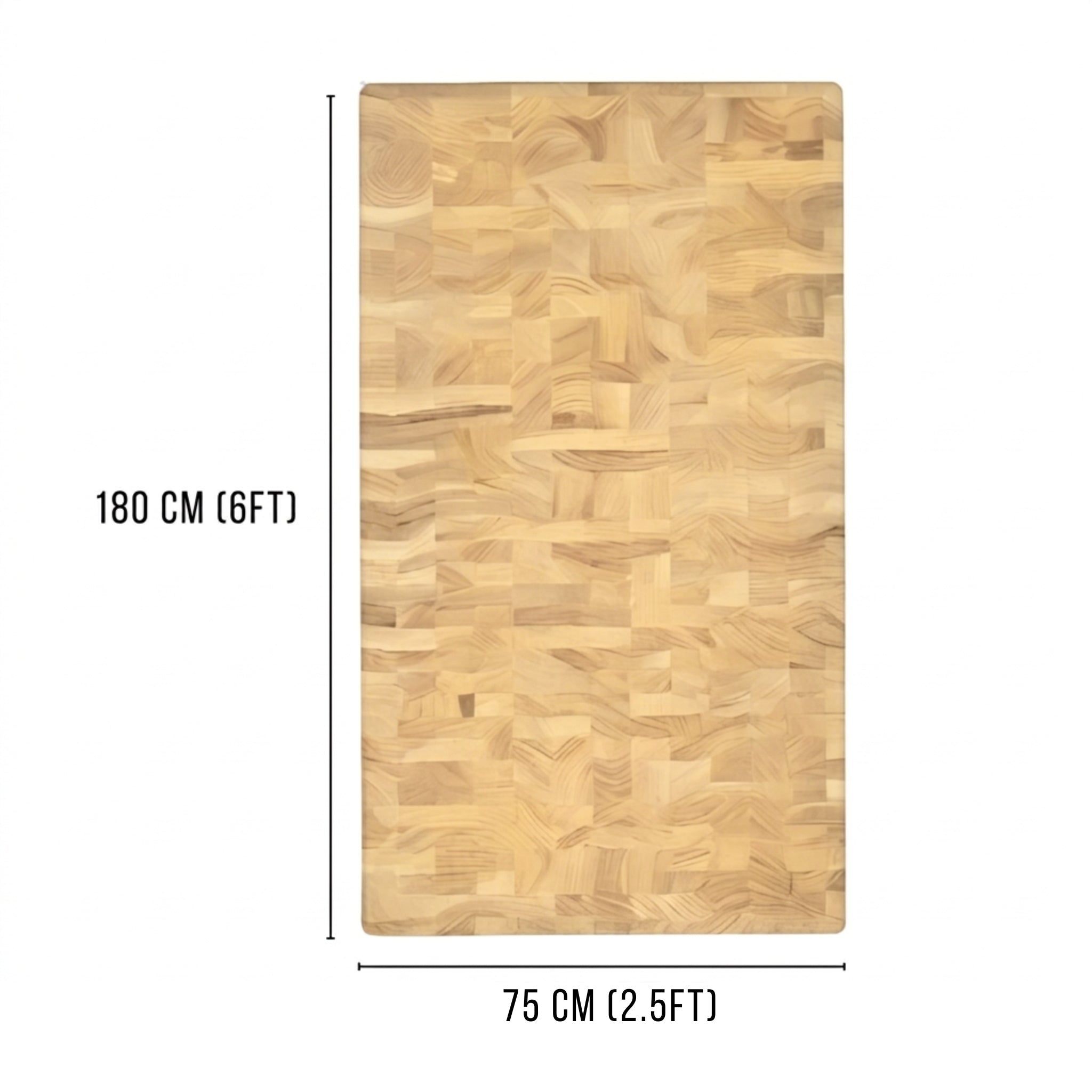 Butchers Block - 6ft By 2.5ft (180x75cm)