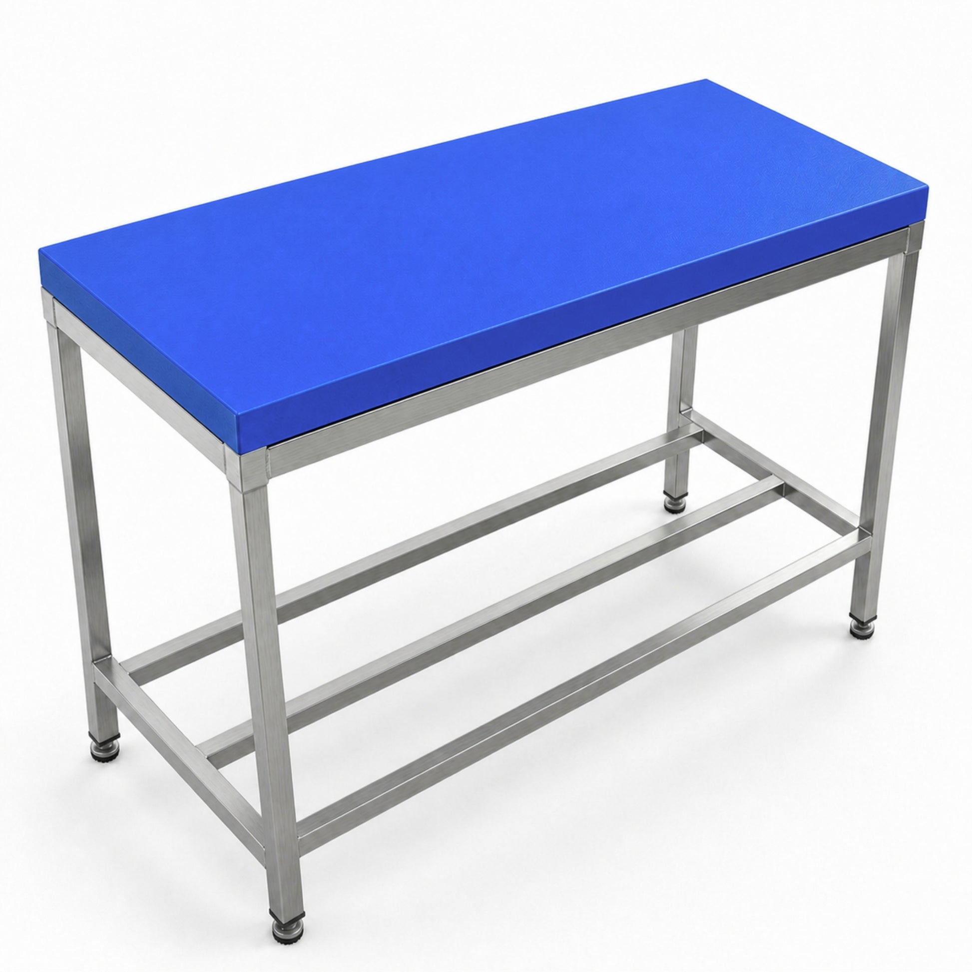 2 inch polytop 4ft x 2ft view 2 - butchers polyethylene cutting surface