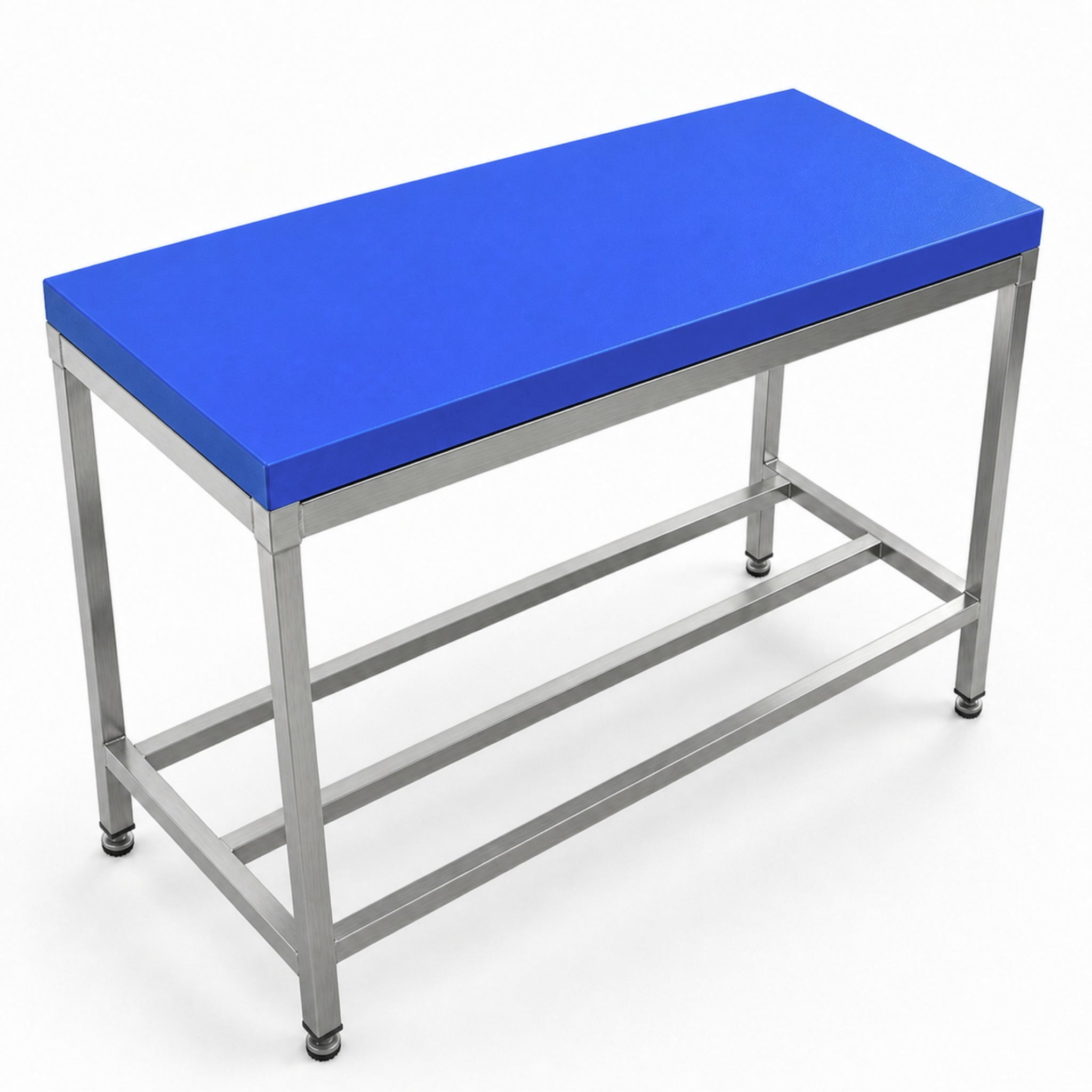 2 inch polytop 4ft x 2ft view 2 - butchers polyethylene cutting surface