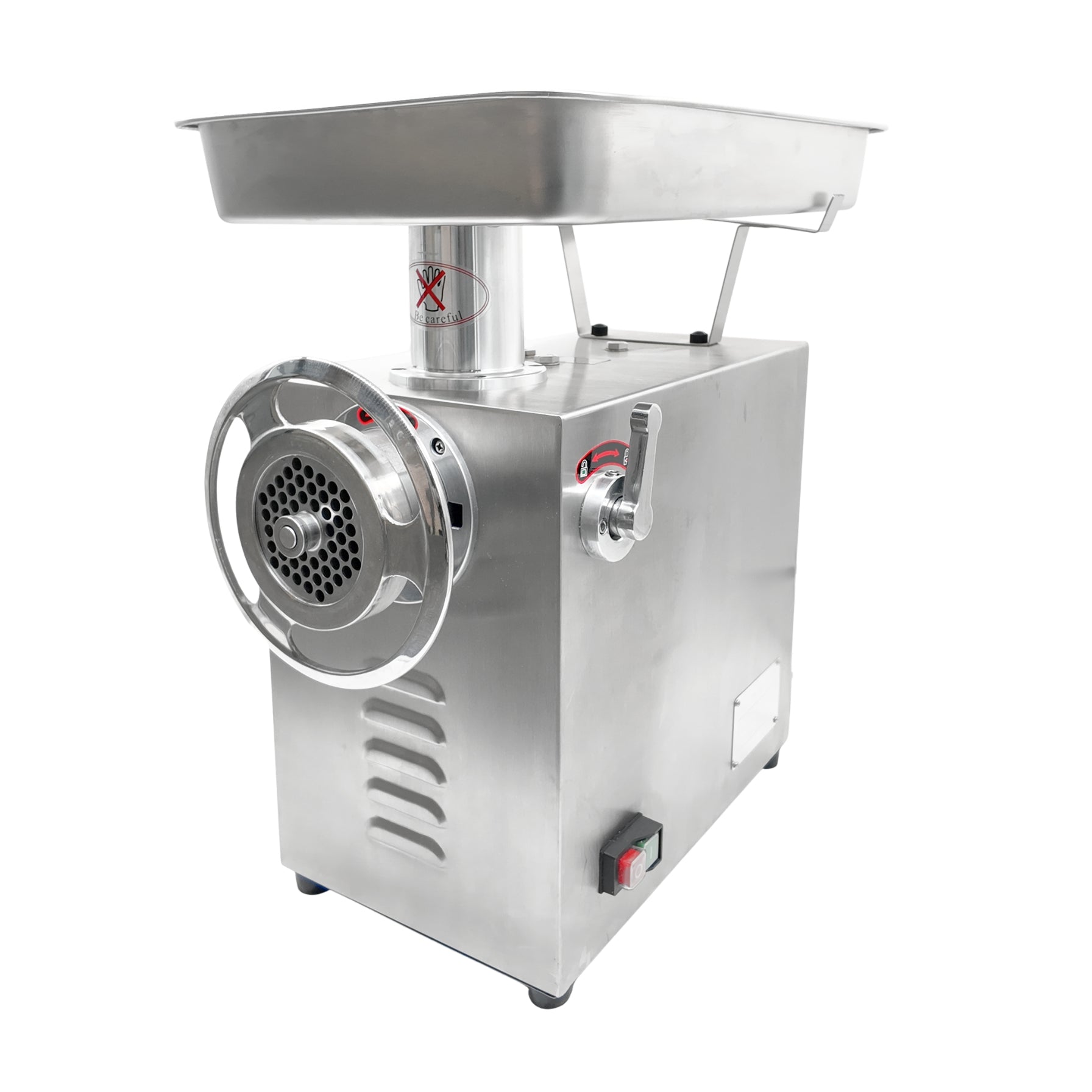 CAS TK32 weighing scale side view - butchers shop counter scale with display