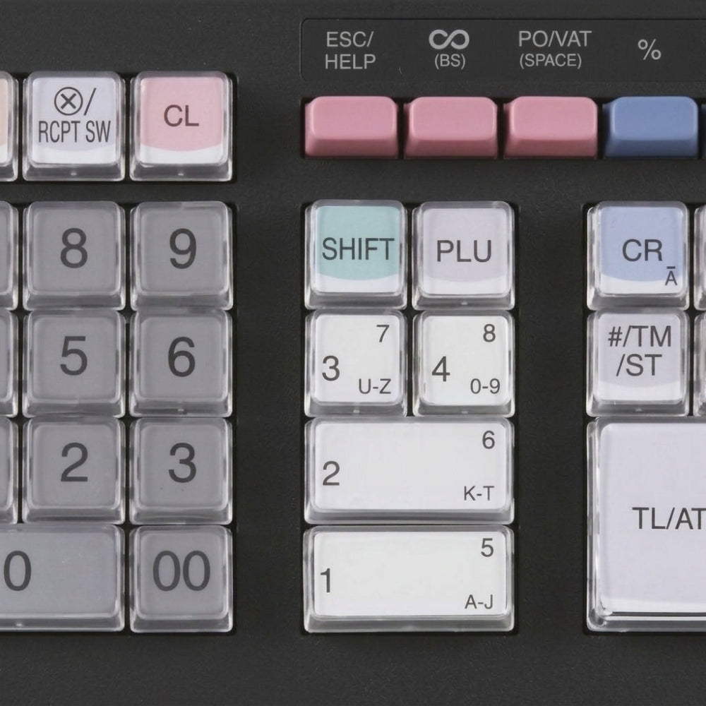 Sharp XE-A137 Cash Register Keyboard - Butcher Shop Electronic Till