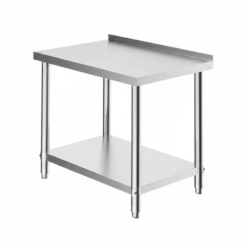 Aluminium butchers table 3ft x 2ft - hygienic stainless prep table