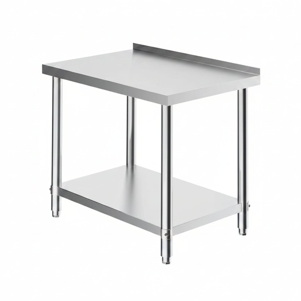 Aluminium butchers table 4ft x 2ft - hygienic stainless prep table