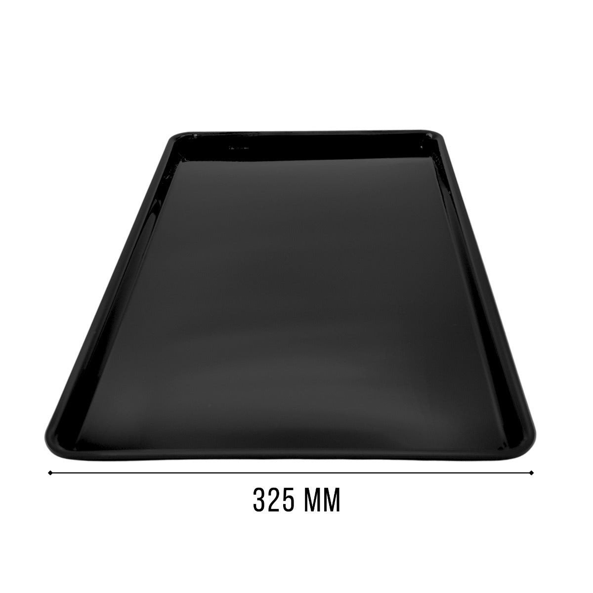 Black GN 1/1 tray view 4 - durable butchers display equipment