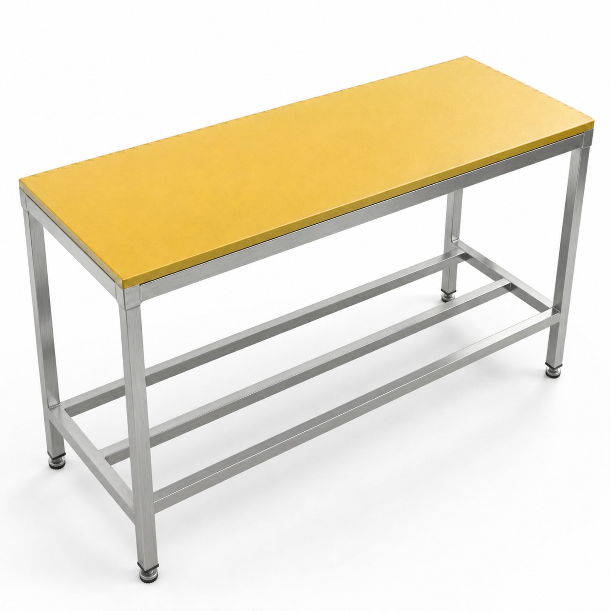 Polytop 1500x600mm Angled View - Heavy Duty Butchers Block Replacement Top