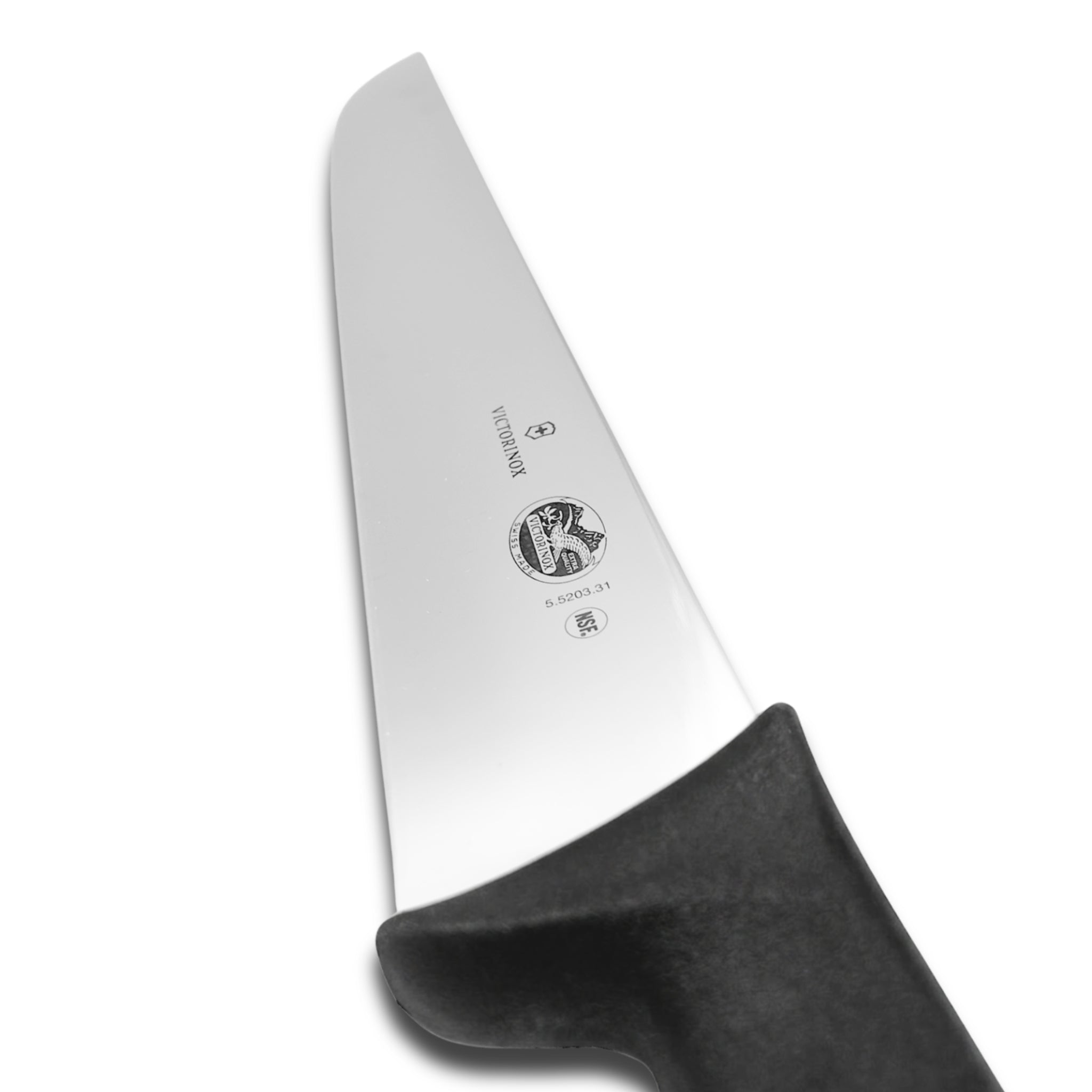 Victorinox 12 Inch Butcher Knife Side View - Commercial Butcher Meat Processing