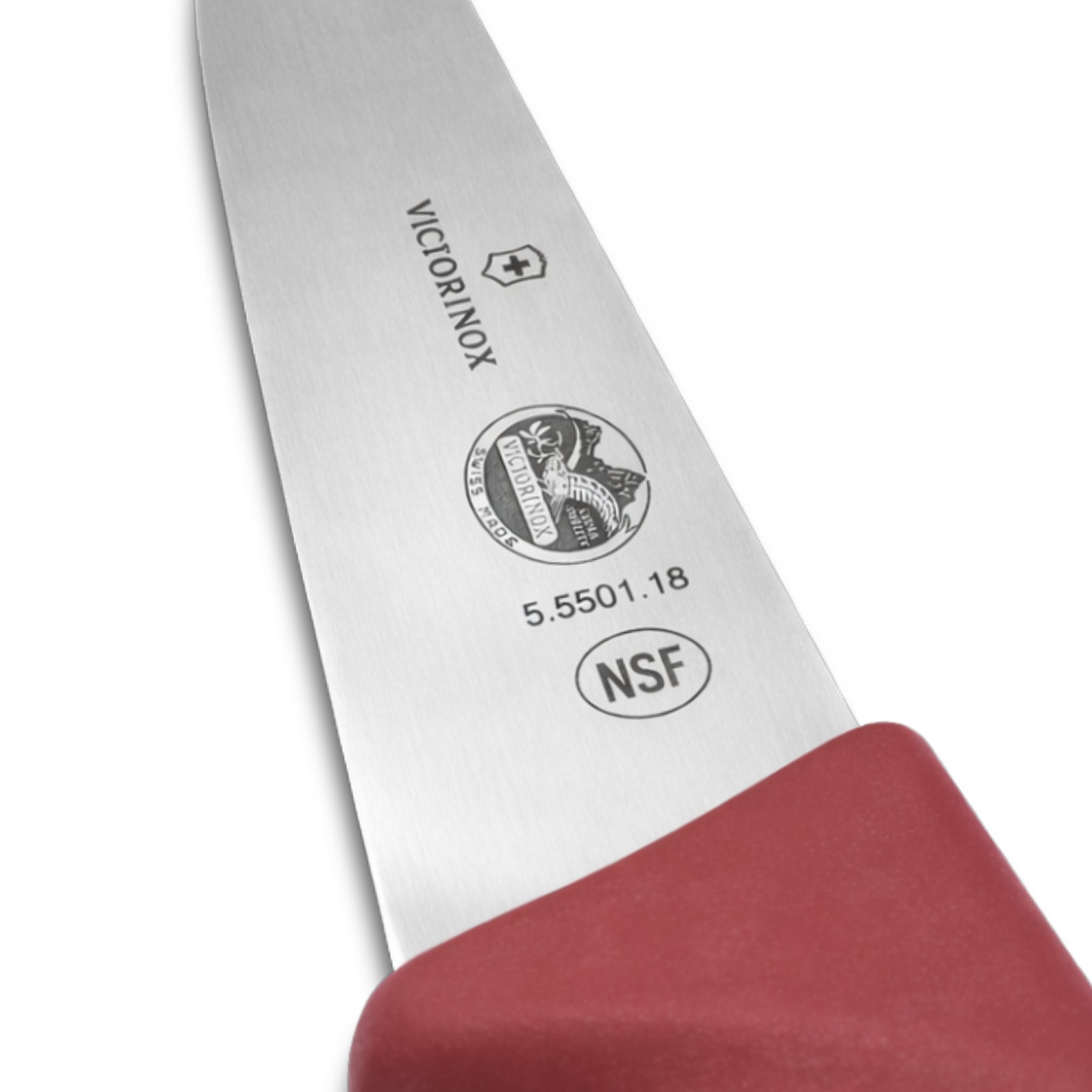 Victorinox 7 Inch Boning Sticking Knife Red - Commercial Butcher Meat Processing