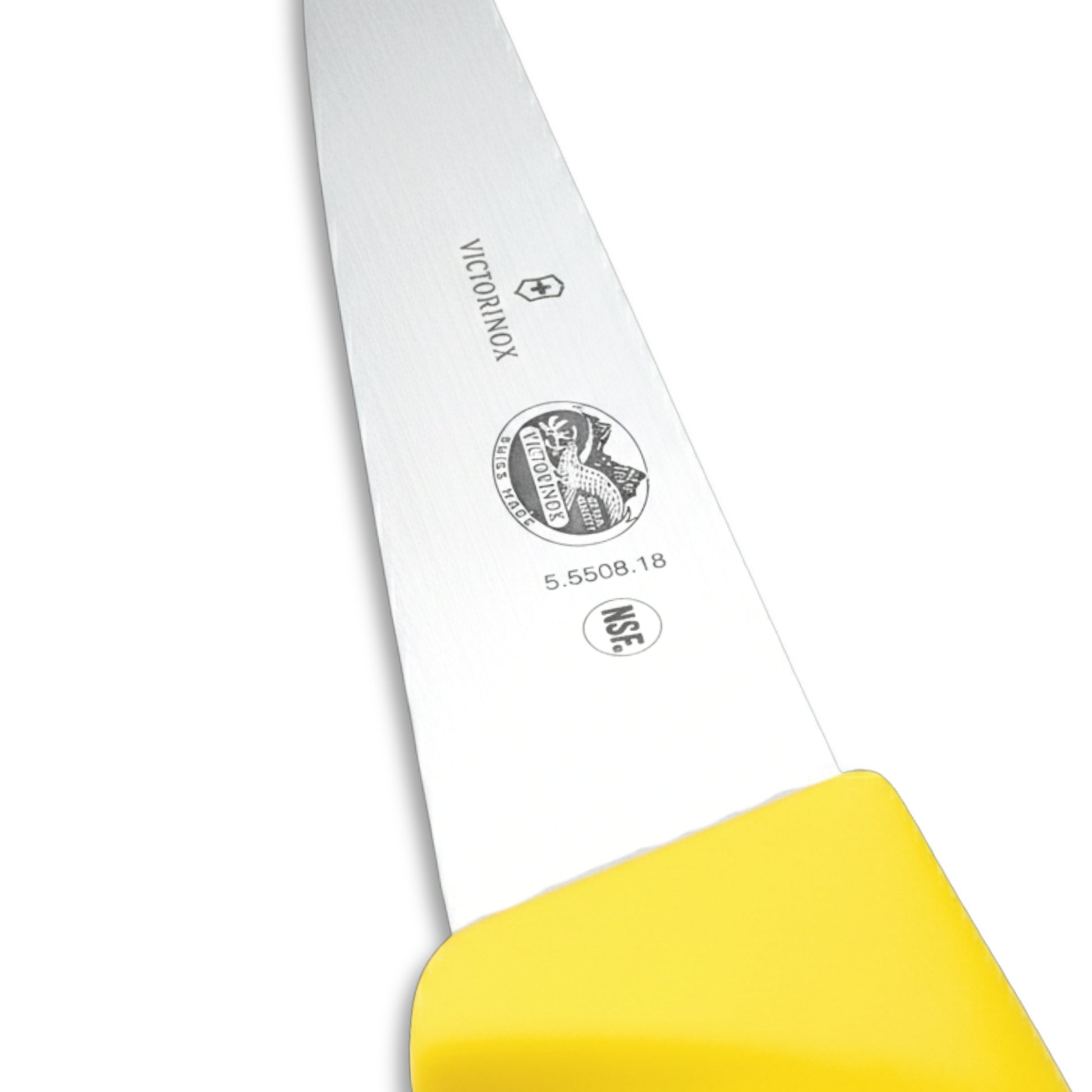 Victorinox 7 Inch Boning Sticking Knife Yellow - Commercial Butcher Meat Processing