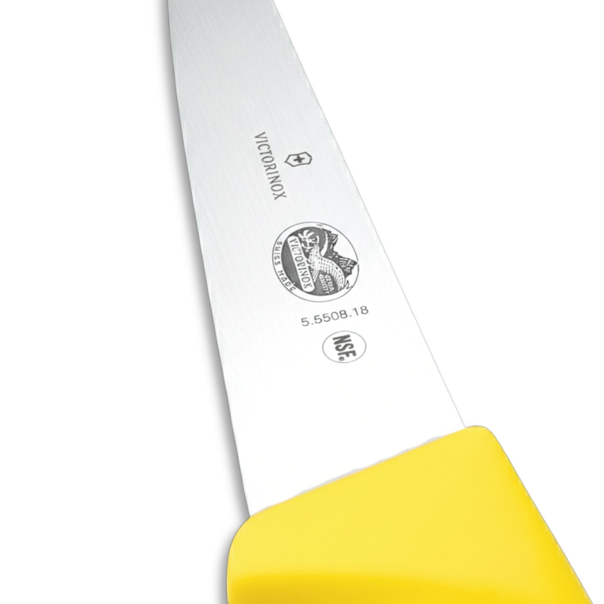 Victorinox 7 Inch Boning Sticking Knife Yellow - Commercial Butcher Meat Processing