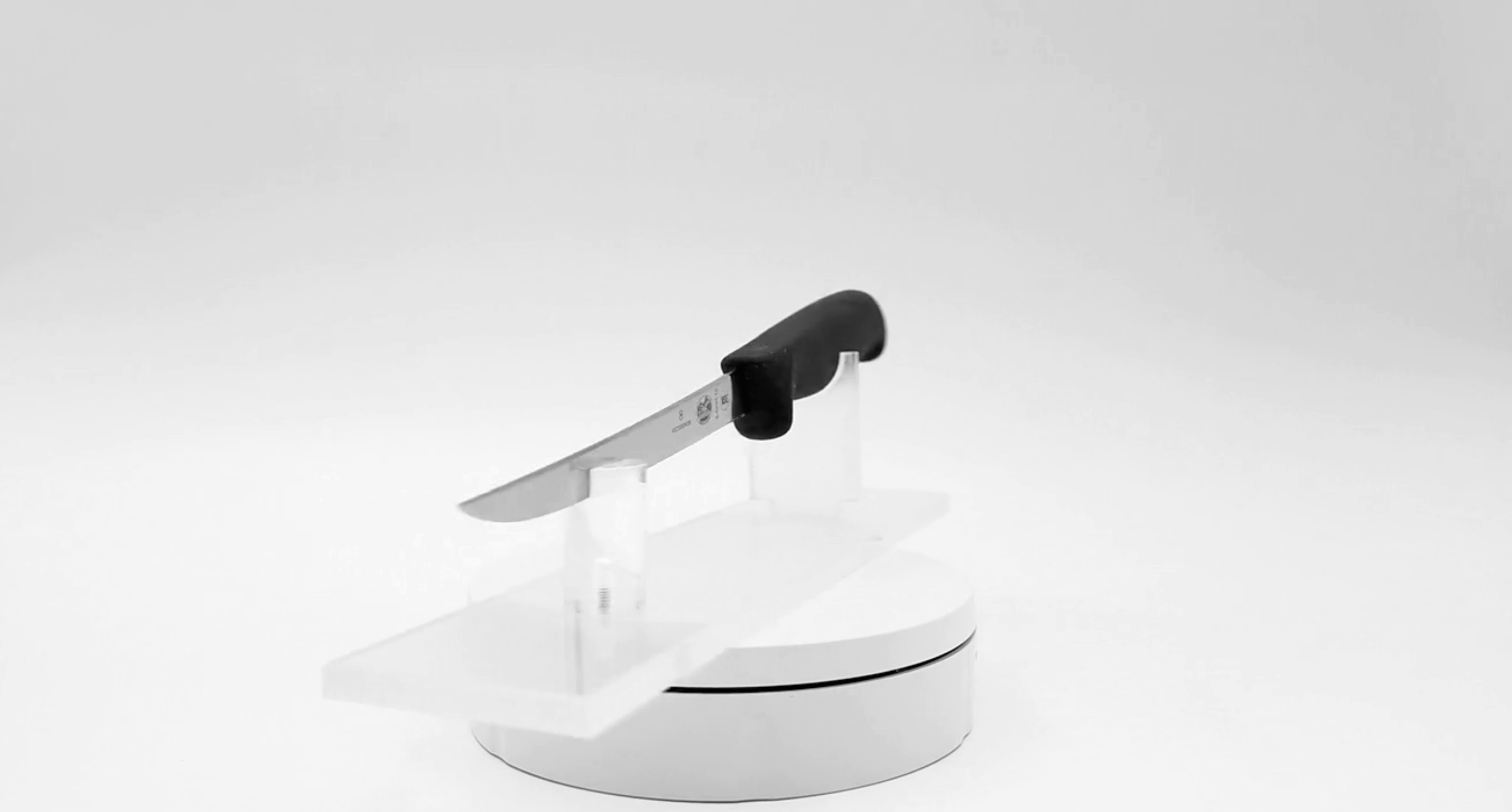 Victorinox extra narrow boning knife from above - butchers