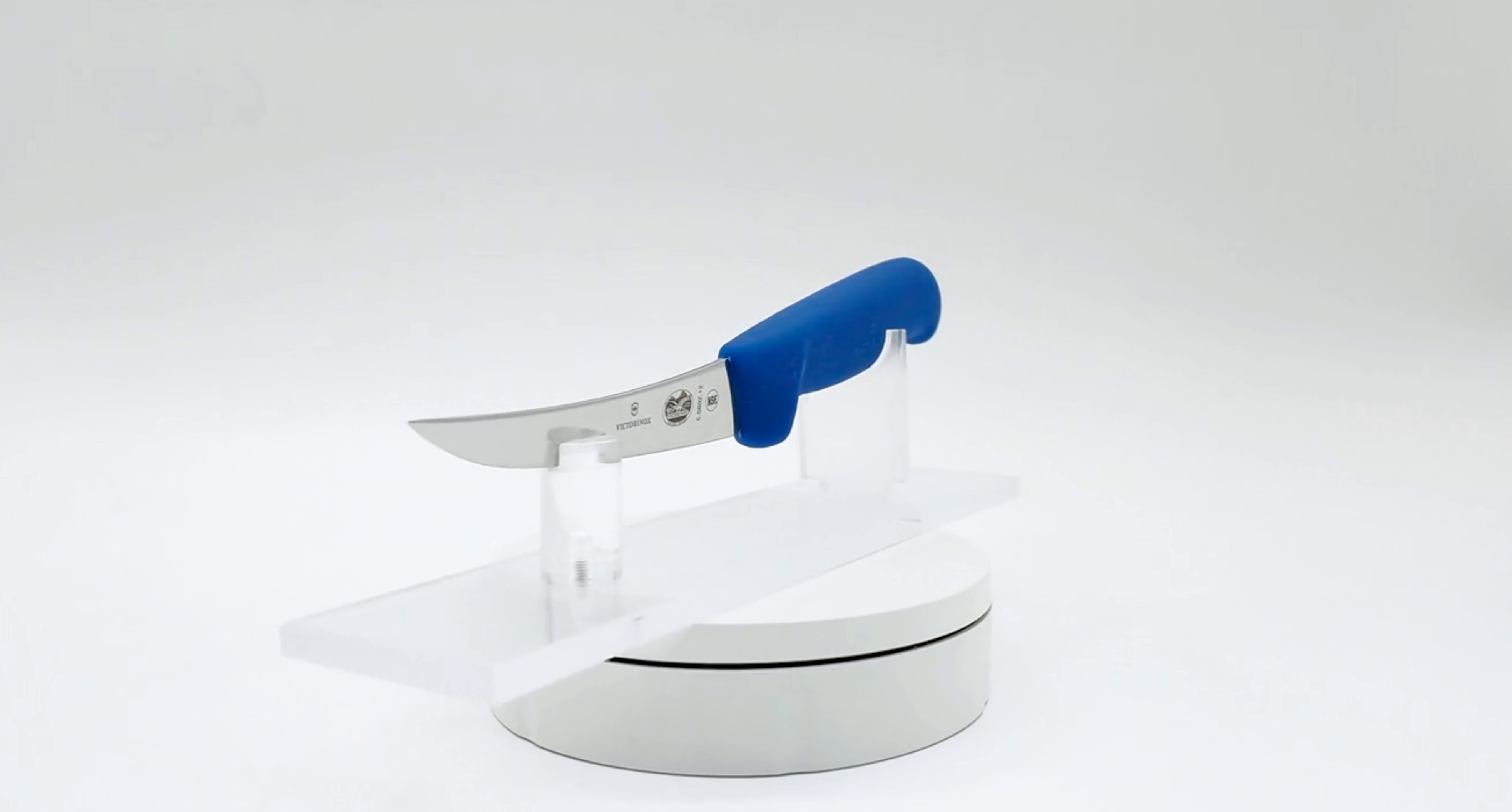 Victorinox 5 Inch Narrow Curved Boning Knife Blue 360 View 14 - Butcher Knife