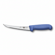 Victorinox 6 Inch Boning Knife Narrow Curved Blade Blue - Professional Butcher Boning Knife