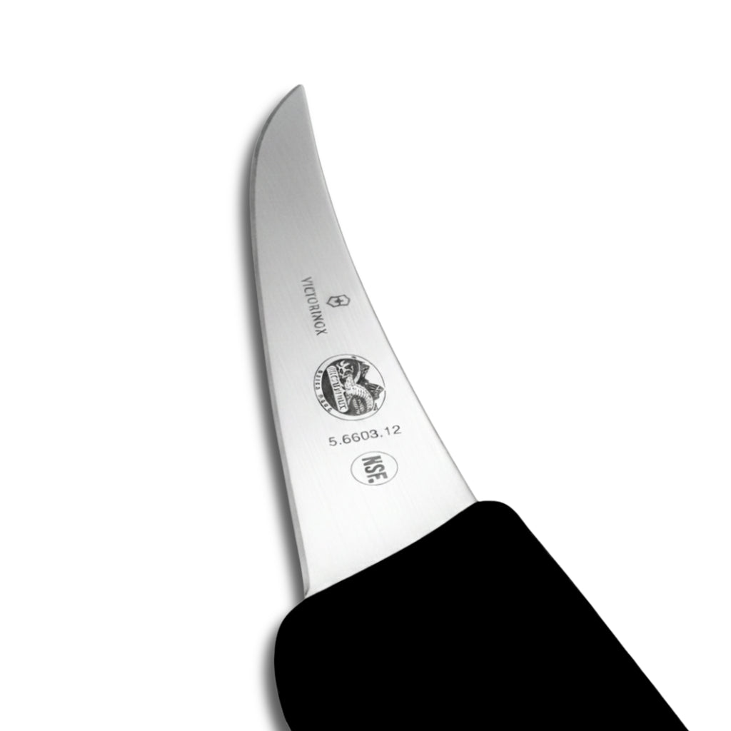 Victorinox 5 inch narrow curved boning knife view 2 - butchers blade