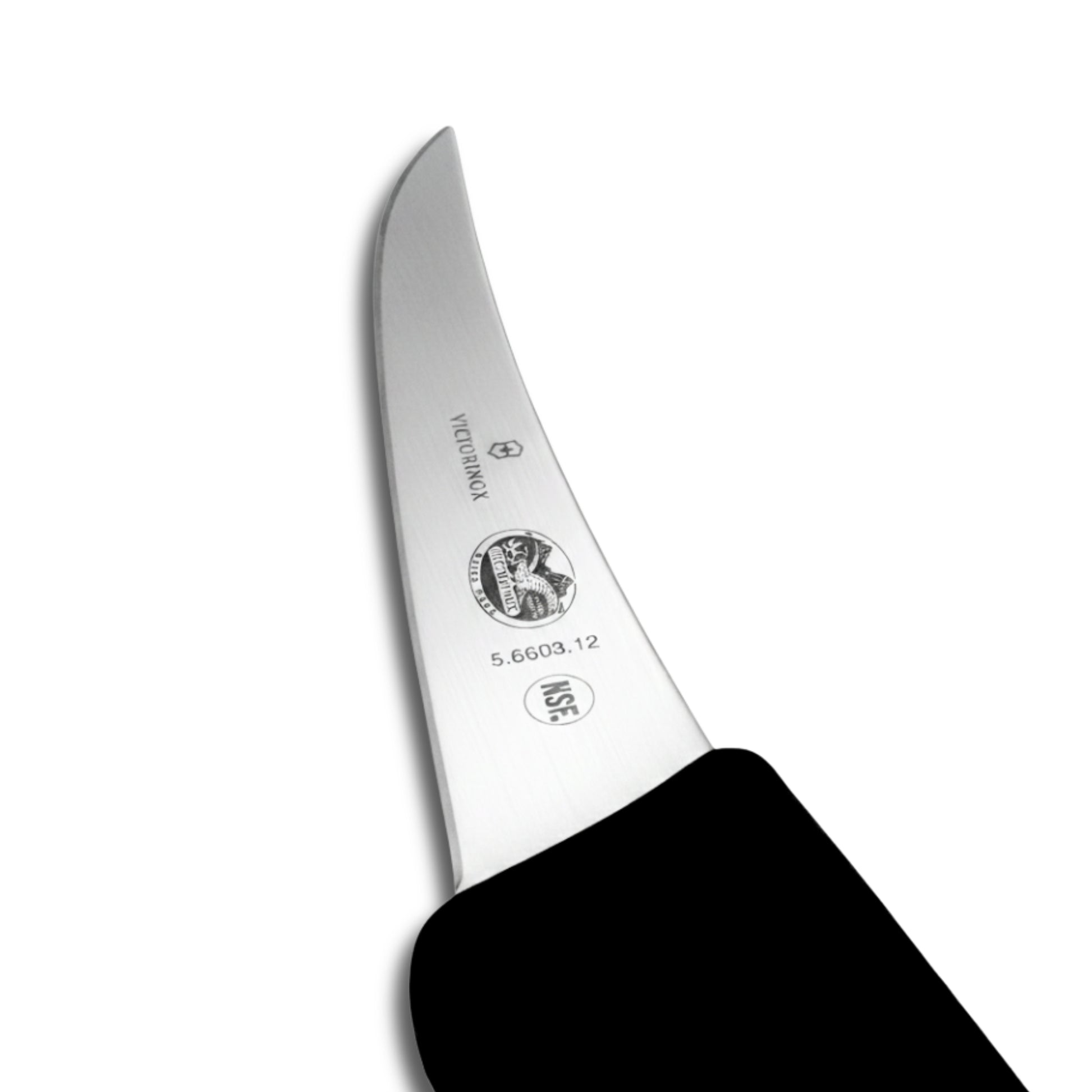 Victorinox 5 inch narrow curved boning knife view 2 - butchers blade