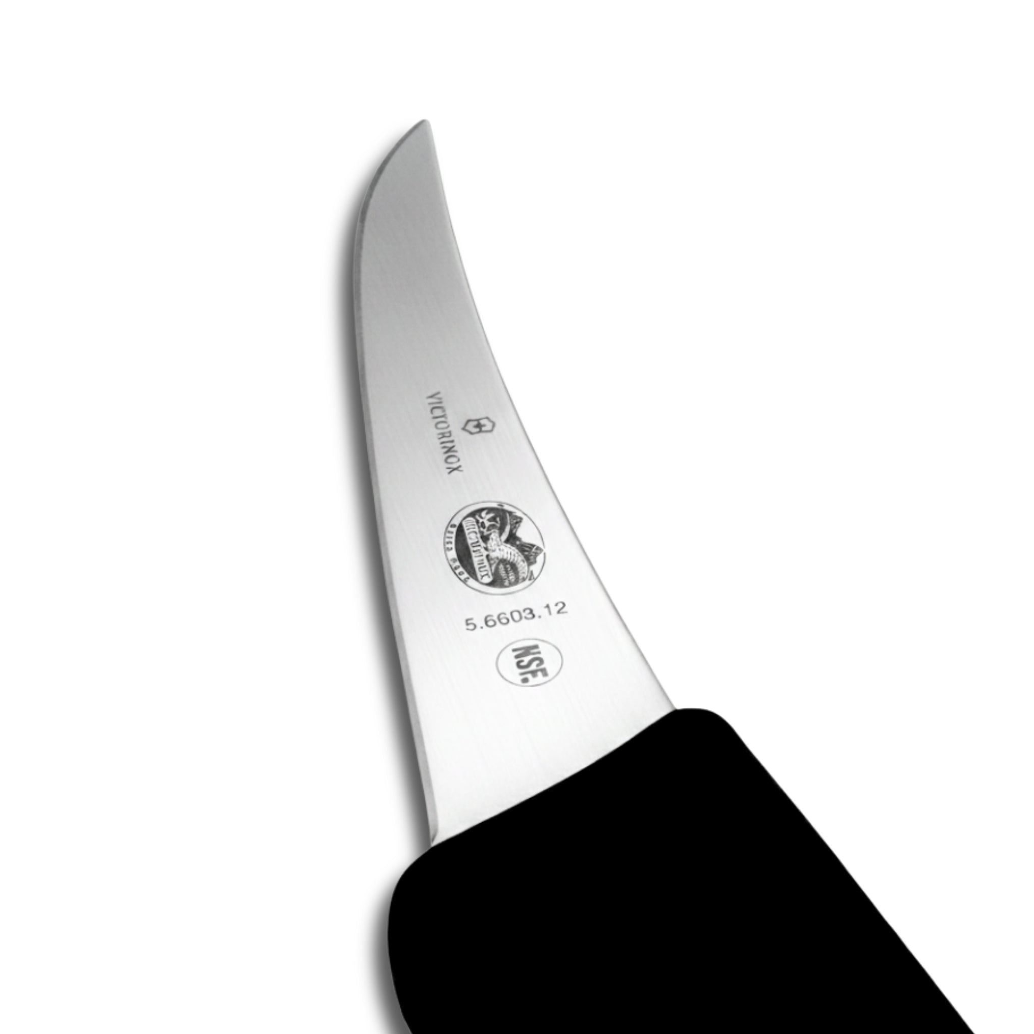 Victorinox 5 inch narrow curved boning knife view 2 - butchers blade