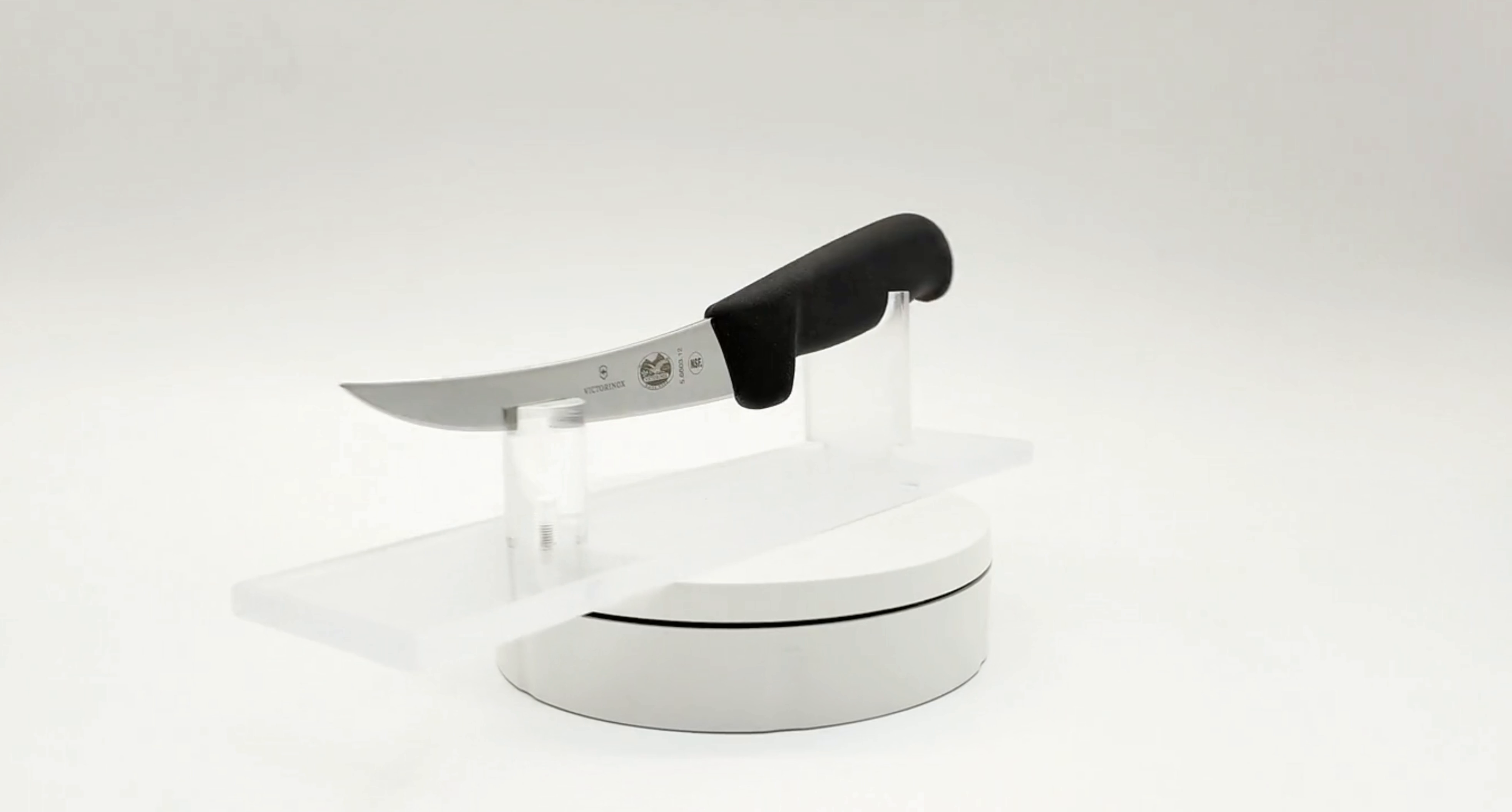 Victorinox 5 inch boning knife tip - butchers blade detail