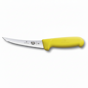 Victorinox 5 Inch Boning Knife Narrow Curved Yellow - Professional Butcher Boning Knife