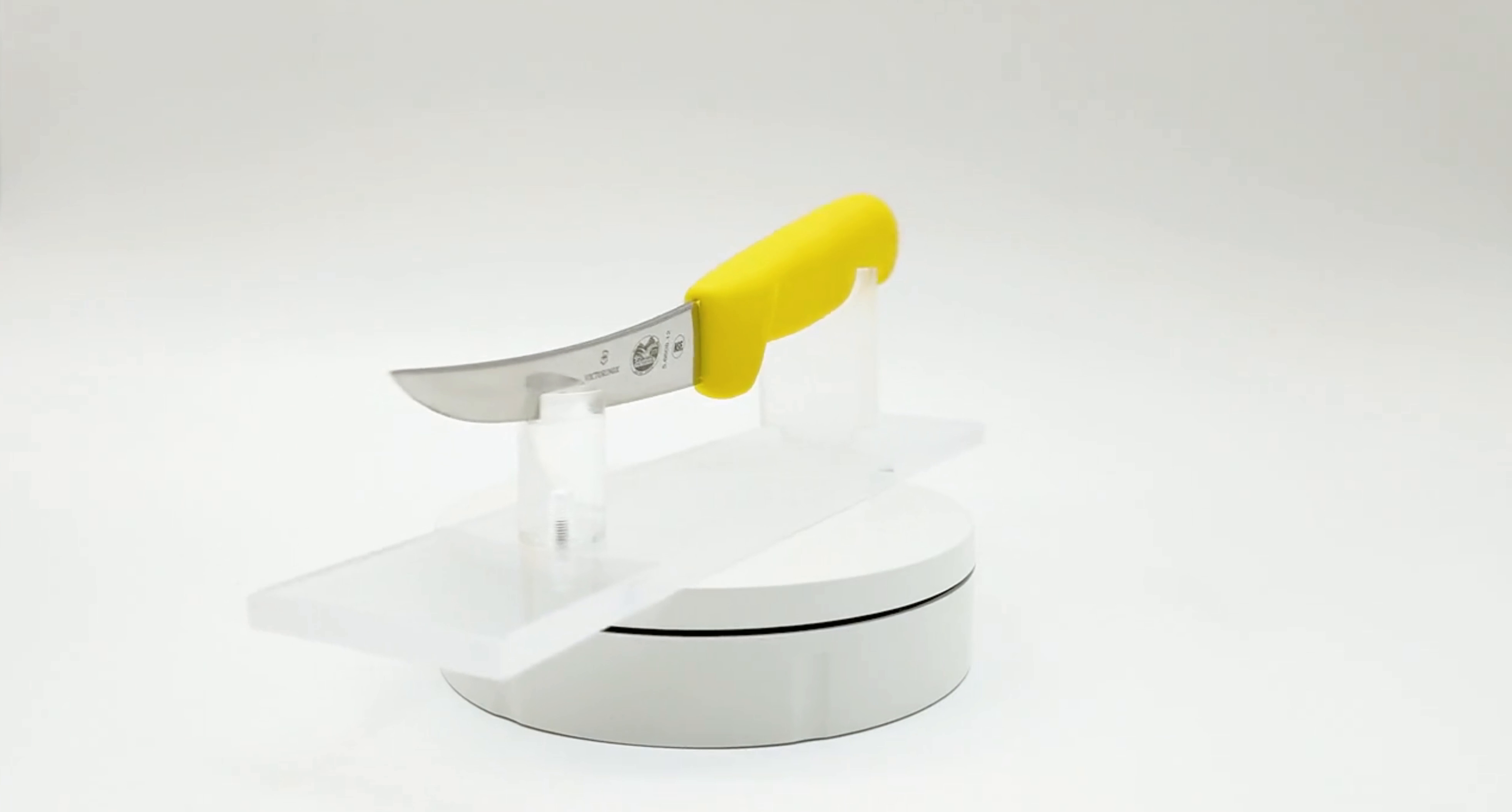 Victorinox 5 Inch Narrow Curved Boning Knife Yellow 360 View 05 - Butcher Knife