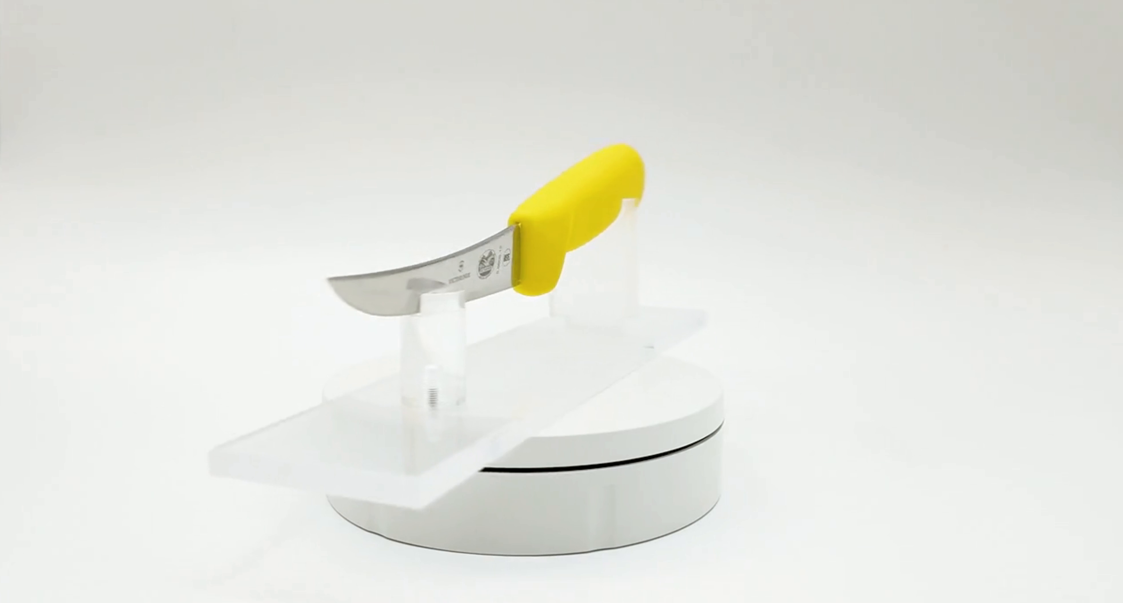 Victorinox 5 Inch Narrow Curved Boning Knife Yellow 360 View 06 - Butcher Knife