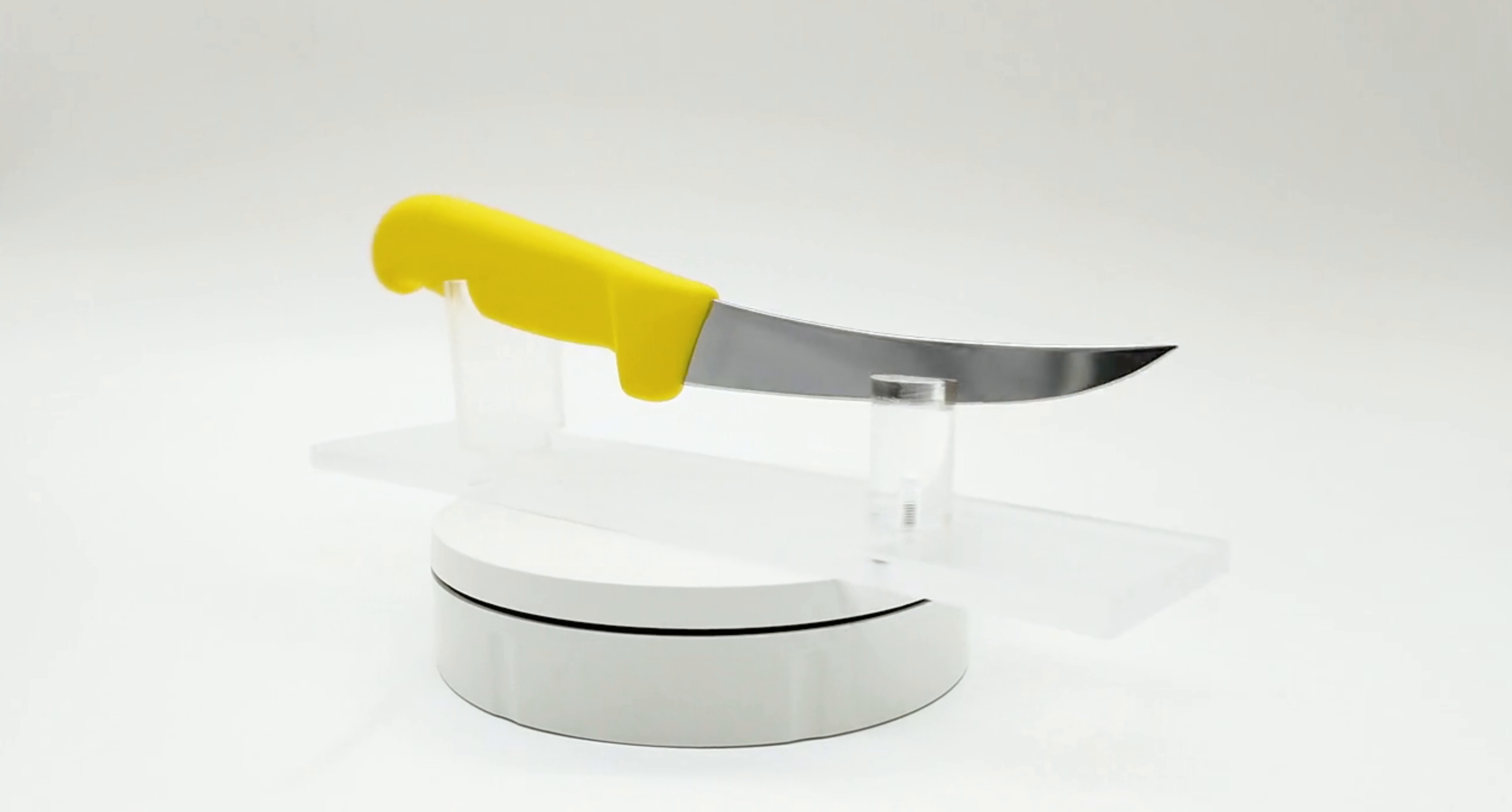 Victorinox 5 Inch Narrow Curved Boning Knife Yellow 360 View 21 - Butcher Knife