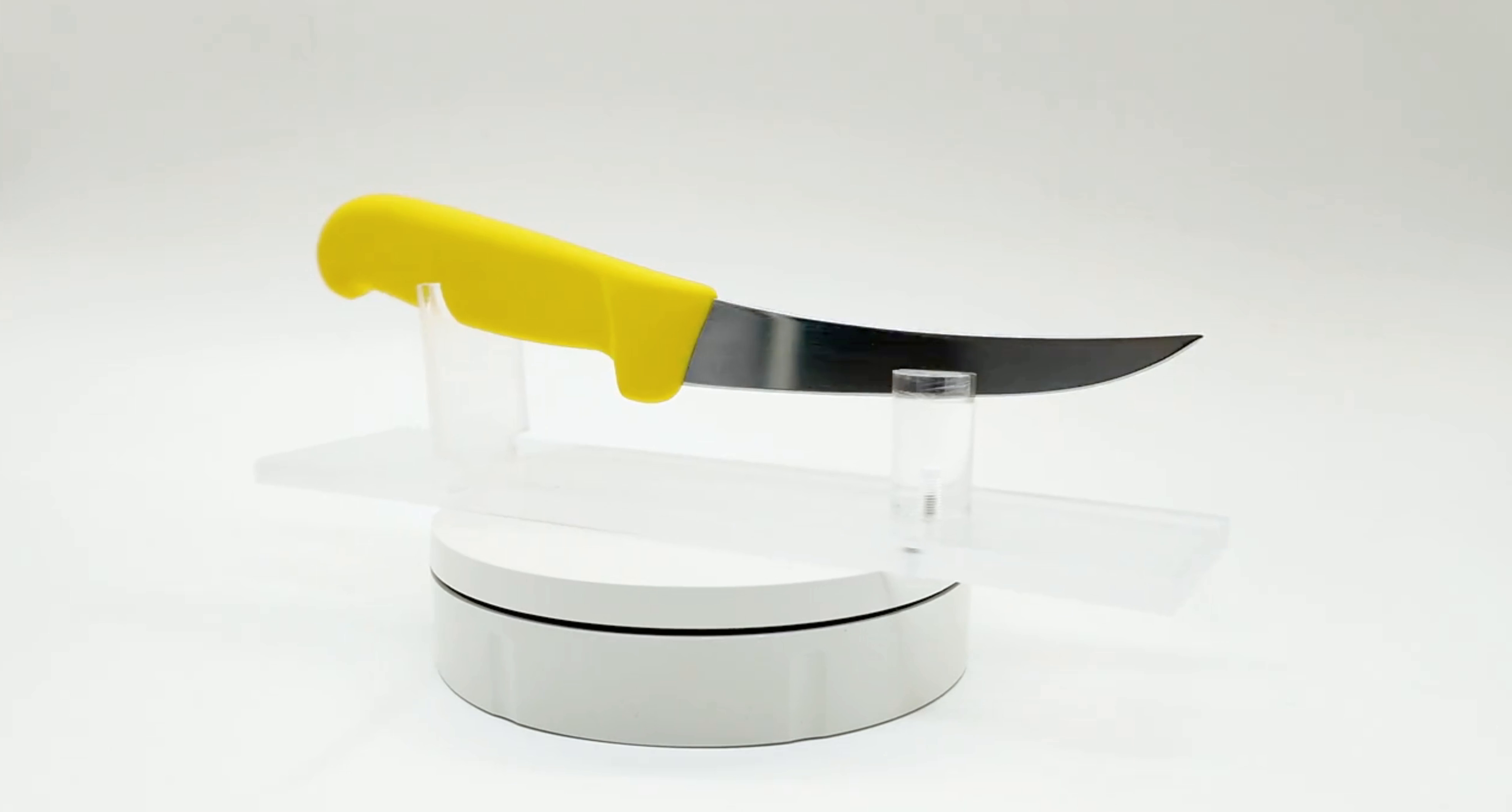 Victorinox 5 Inch Narrow Curved Boning Knife Yellow 360 View 23 - Butcher Knife