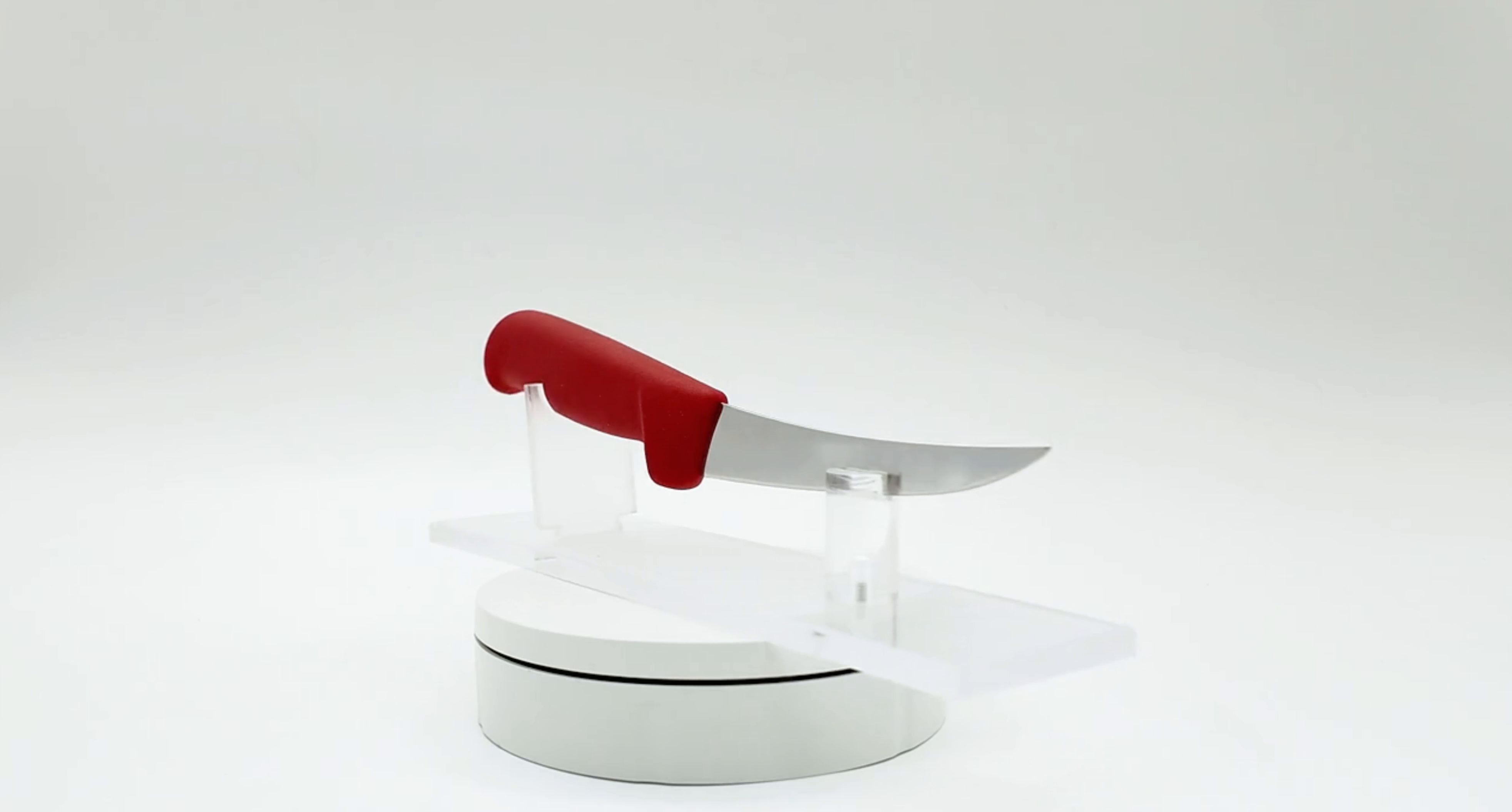 Victorinox - 5" Boning Knife Narrow Curved Flexible Blade (Red)