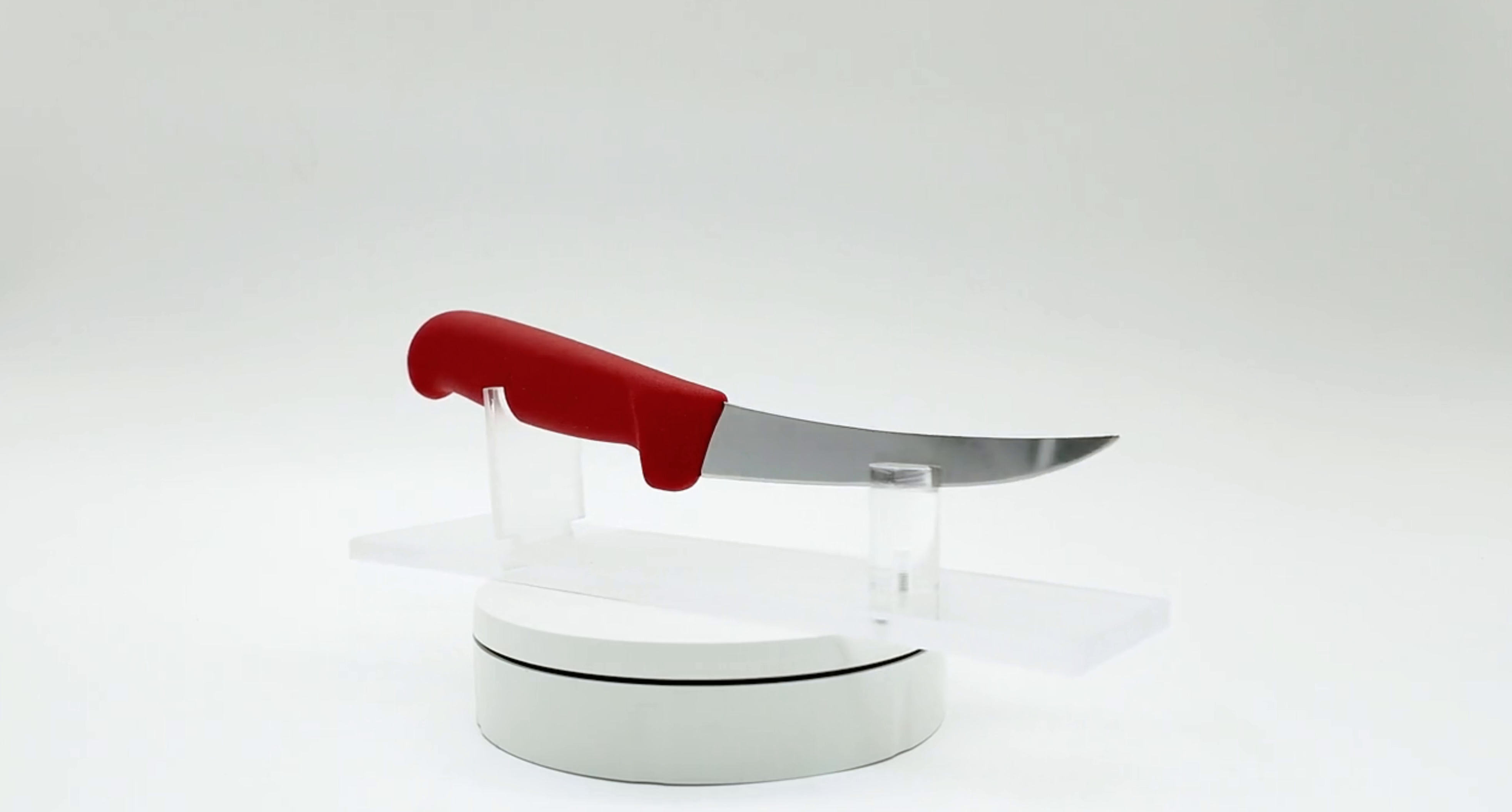 Victorinox - 5" Boning Knife Narrow Curved Flexible Blade (Red)