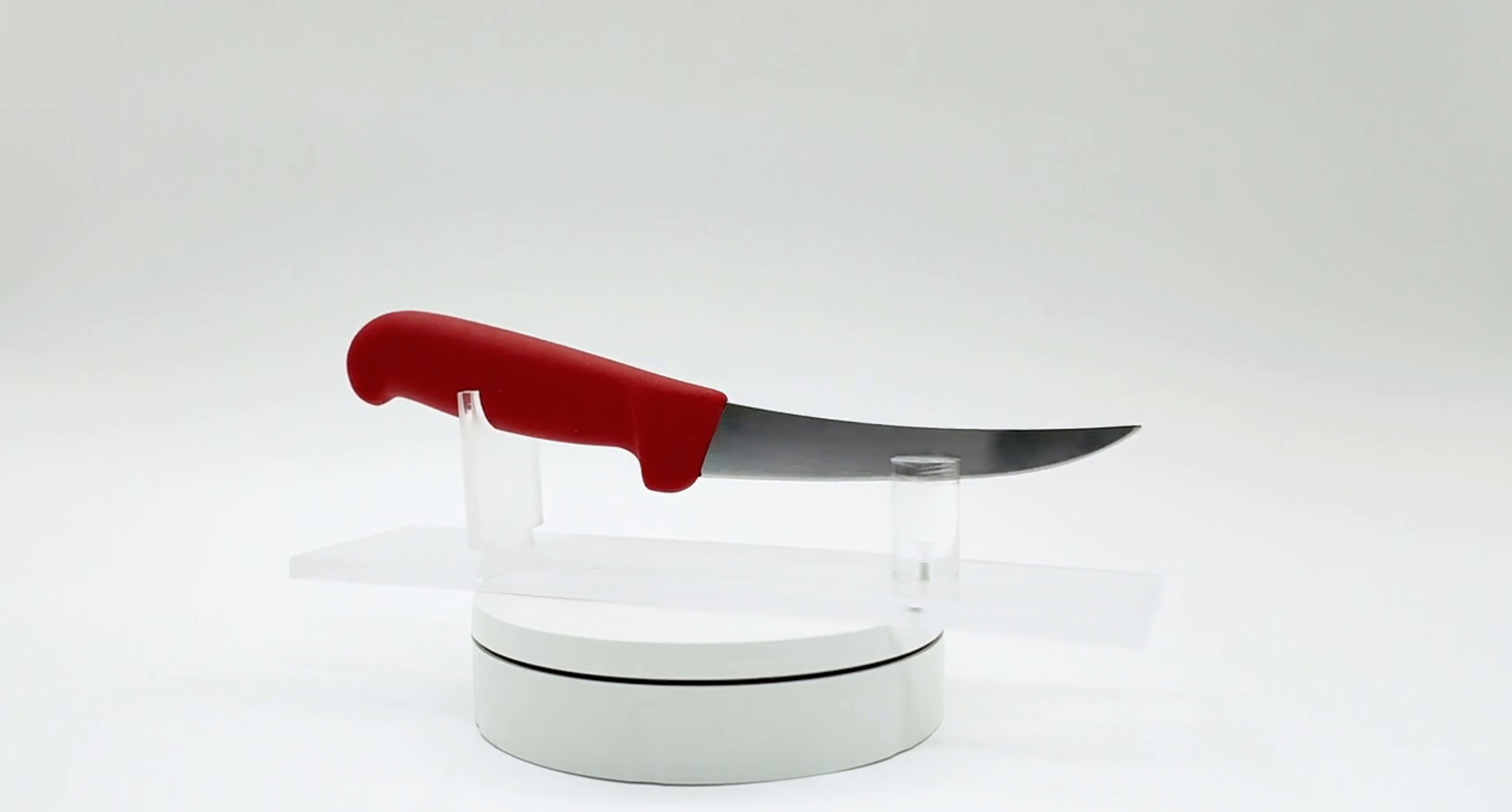 Victorinox - 5" Boning Knife Narrow Curved Flexible Blade (Red)