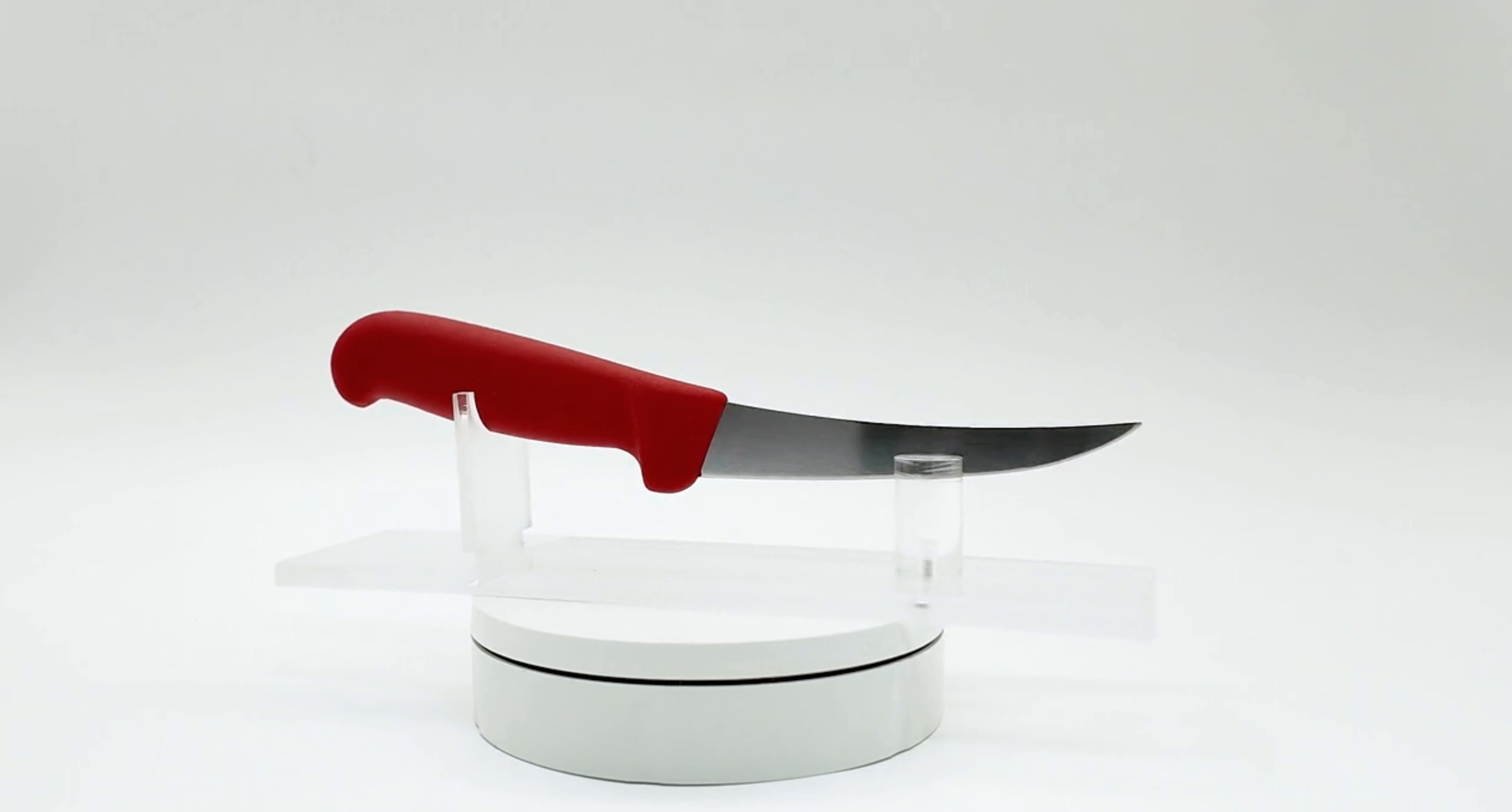 Victorinox - 5" Boning Knife Narrow Curved Flexible Blade (Red)