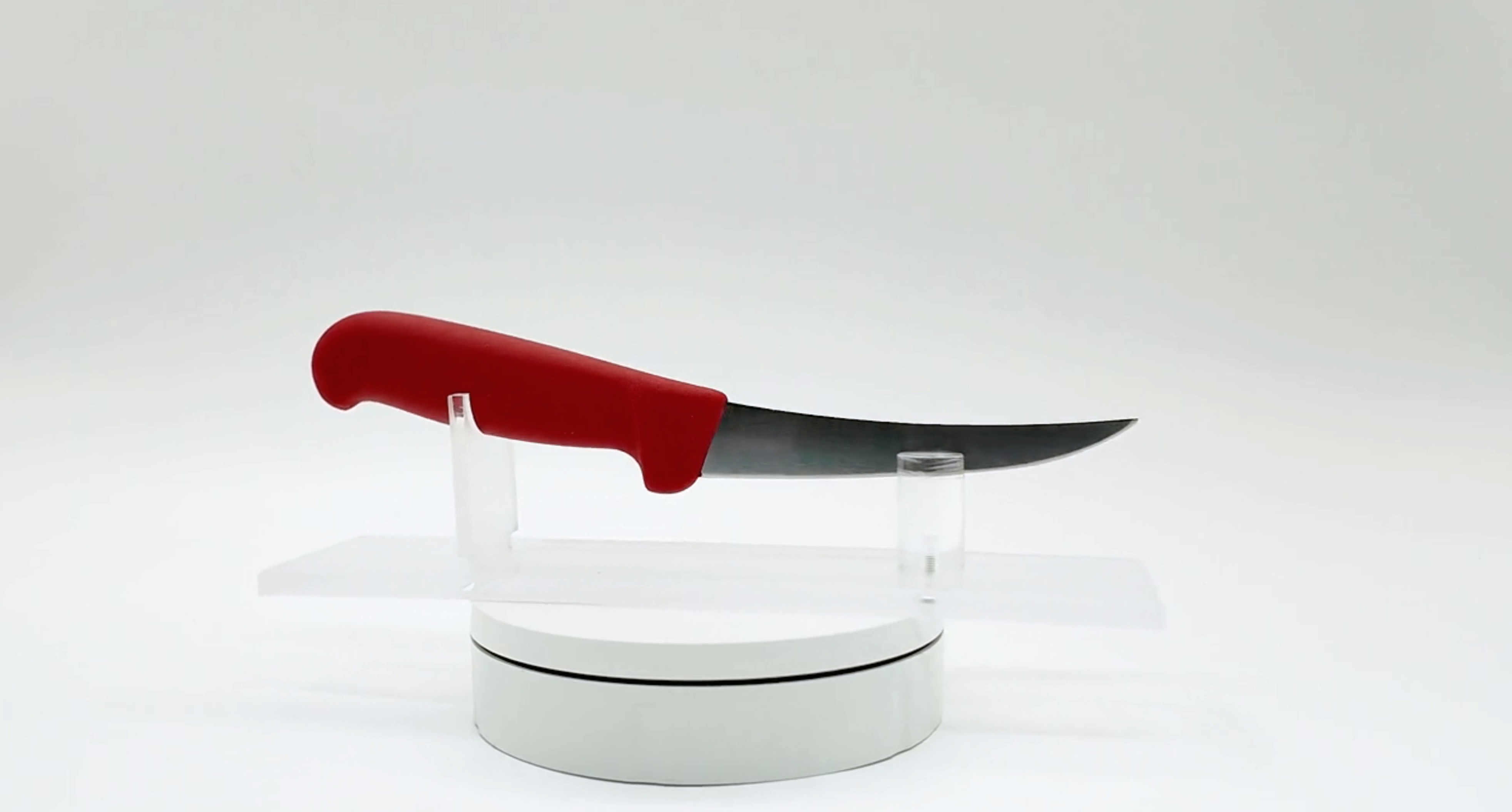 Victorinox - 5" Boning Knife Narrow Curved Flexible Blade (Red)
