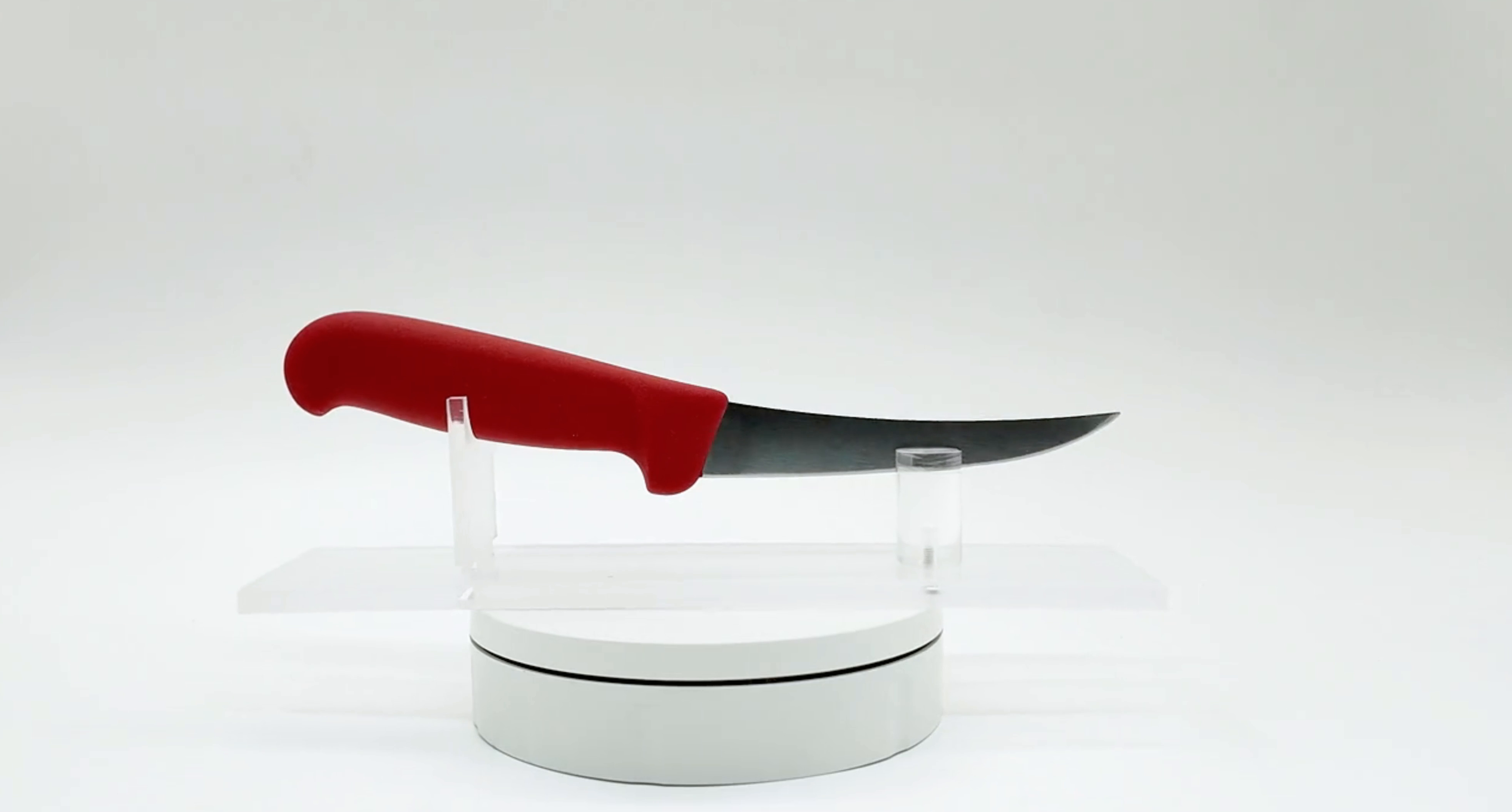 Victorinox - 5" Boning Knife Narrow Curved Flexible Blade (Red)