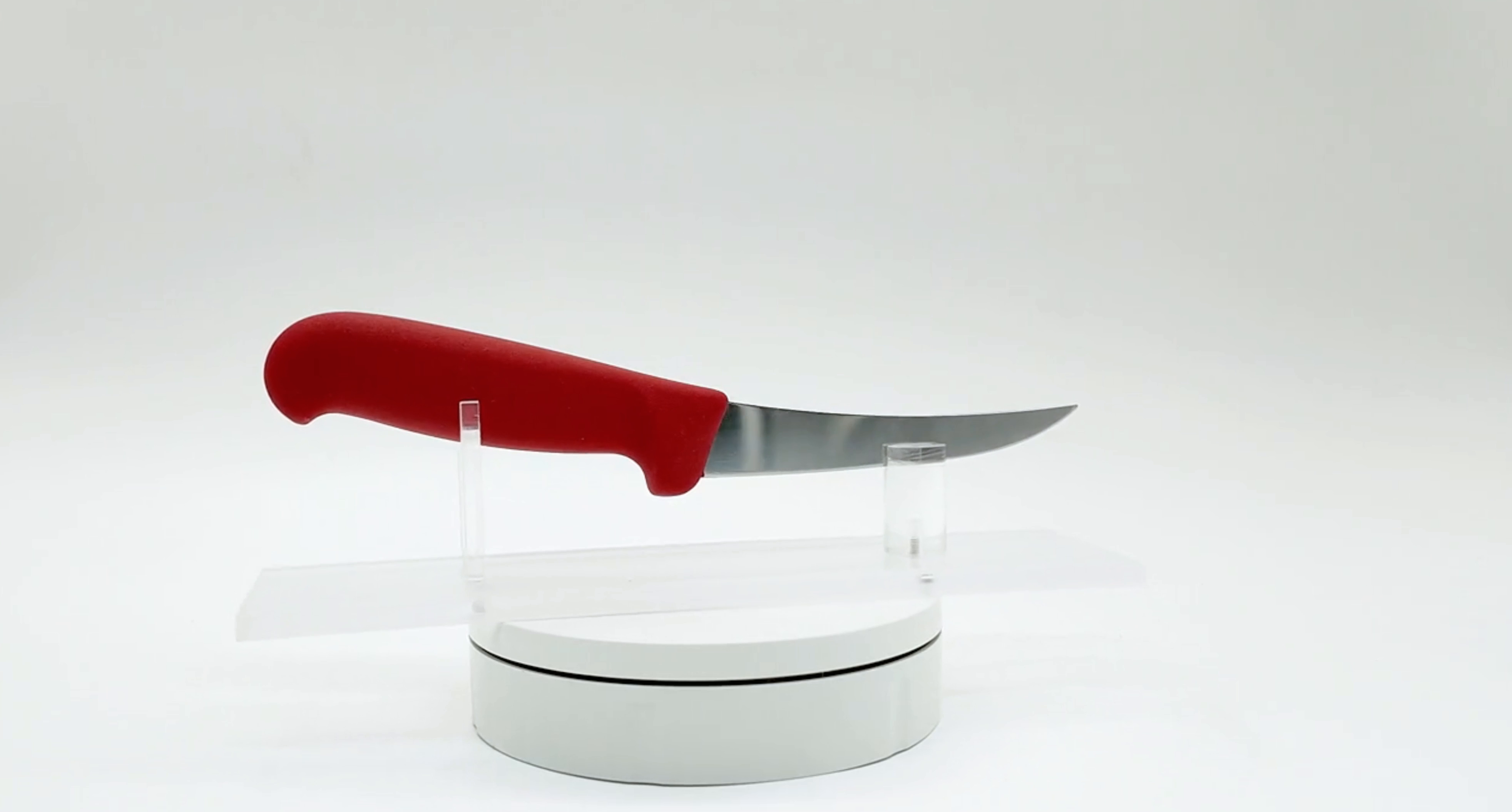 Victorinox - 5" Boning Knife Narrow Curved Flexible Blade (Red)