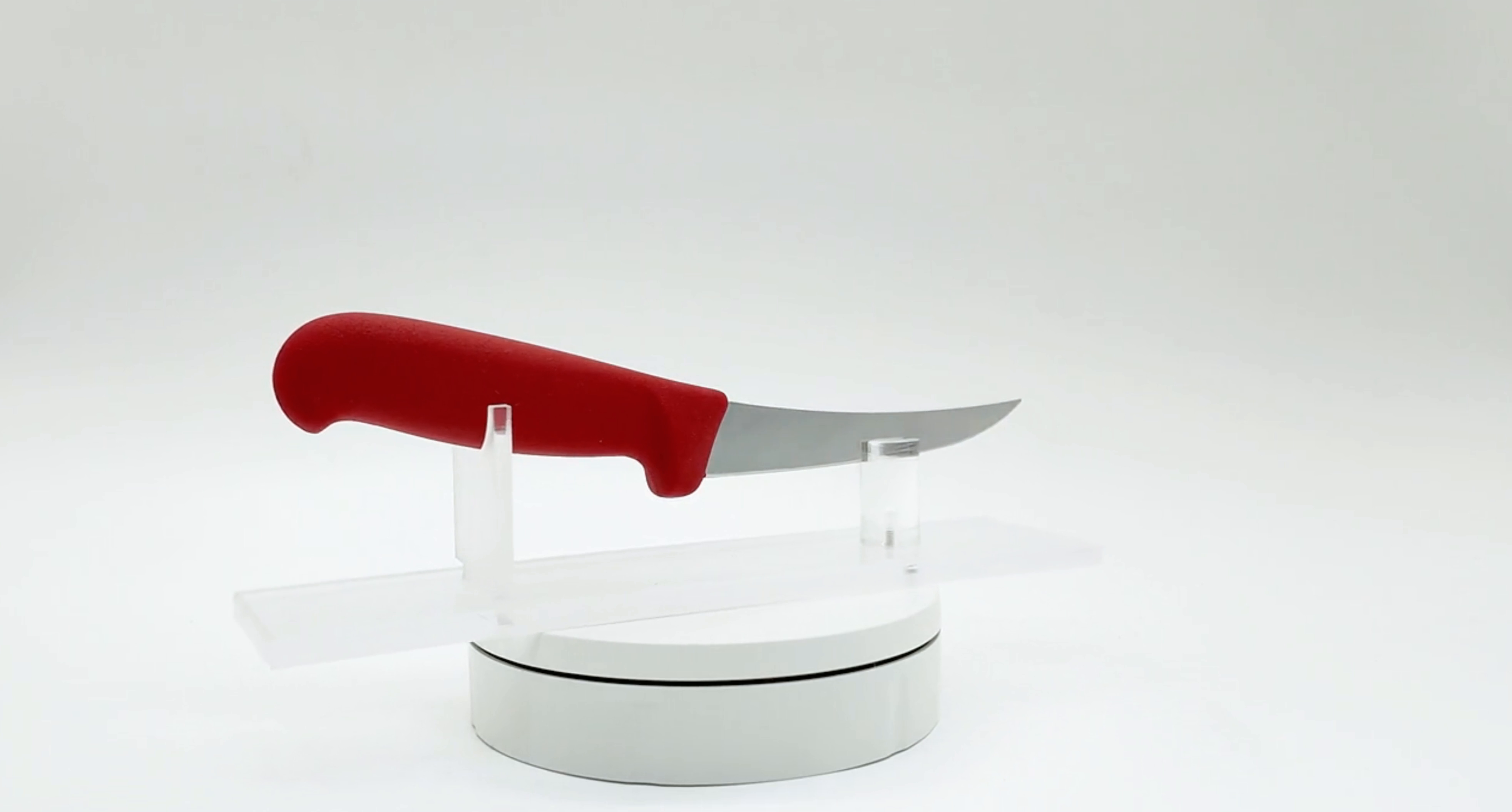 Victorinox - 5" Boning Knife Narrow Curved Flexible Blade (Red)