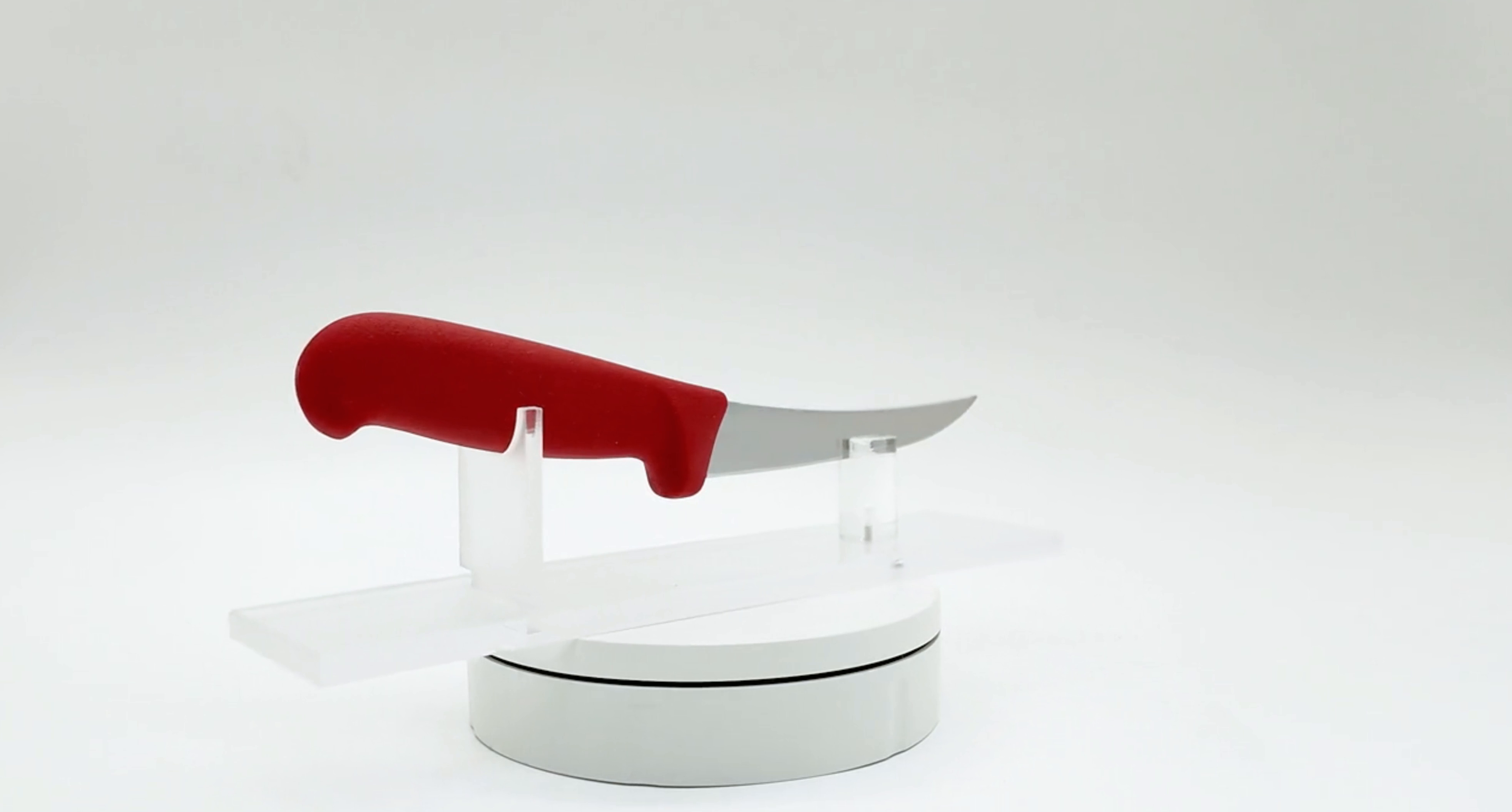 Victorinox - 5" Boning Knife Narrow Curved Flexible Blade (Red)