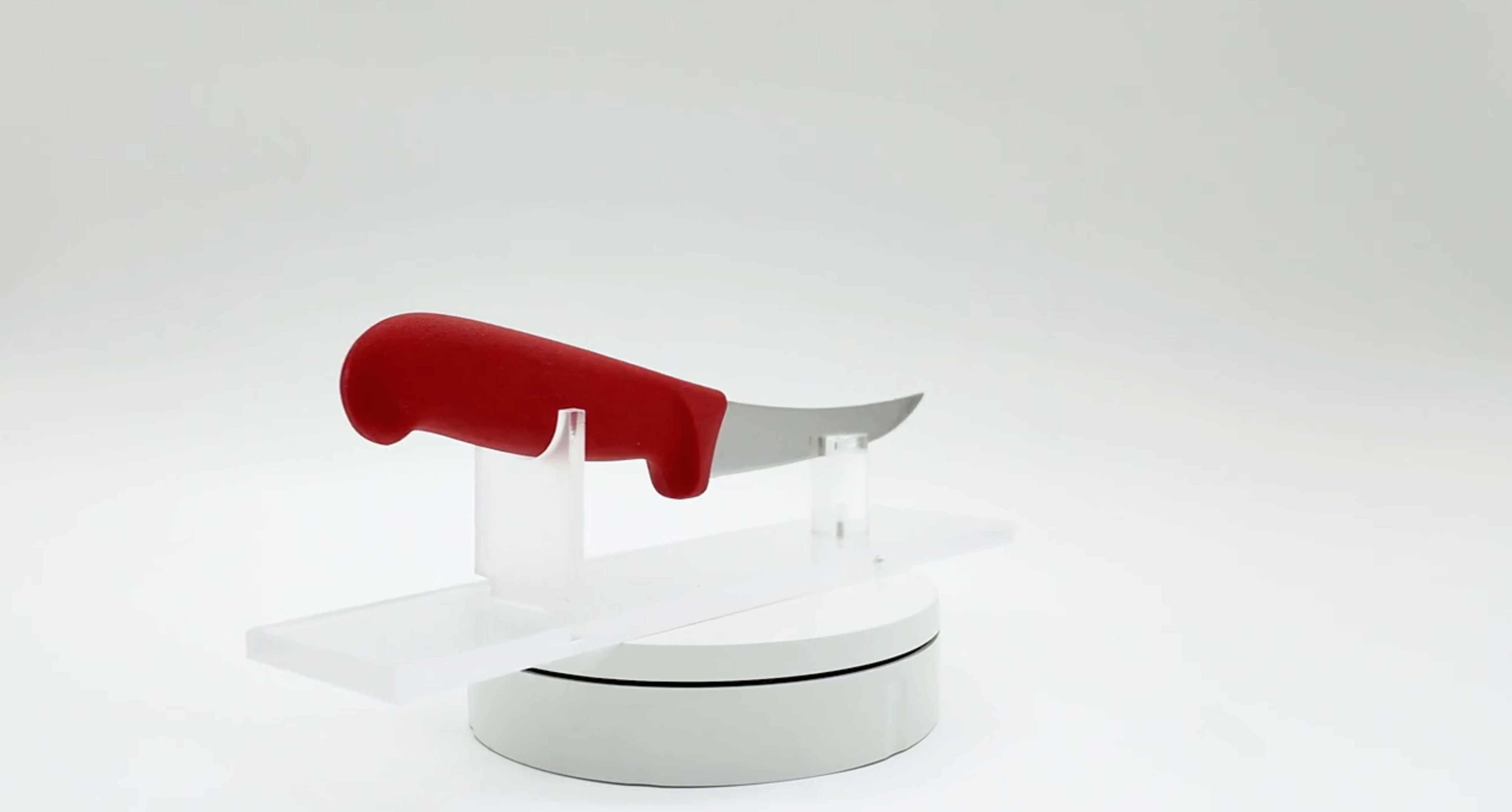 Victorinox - 5" Boning Knife Narrow Curved Flexible Blade (Red)