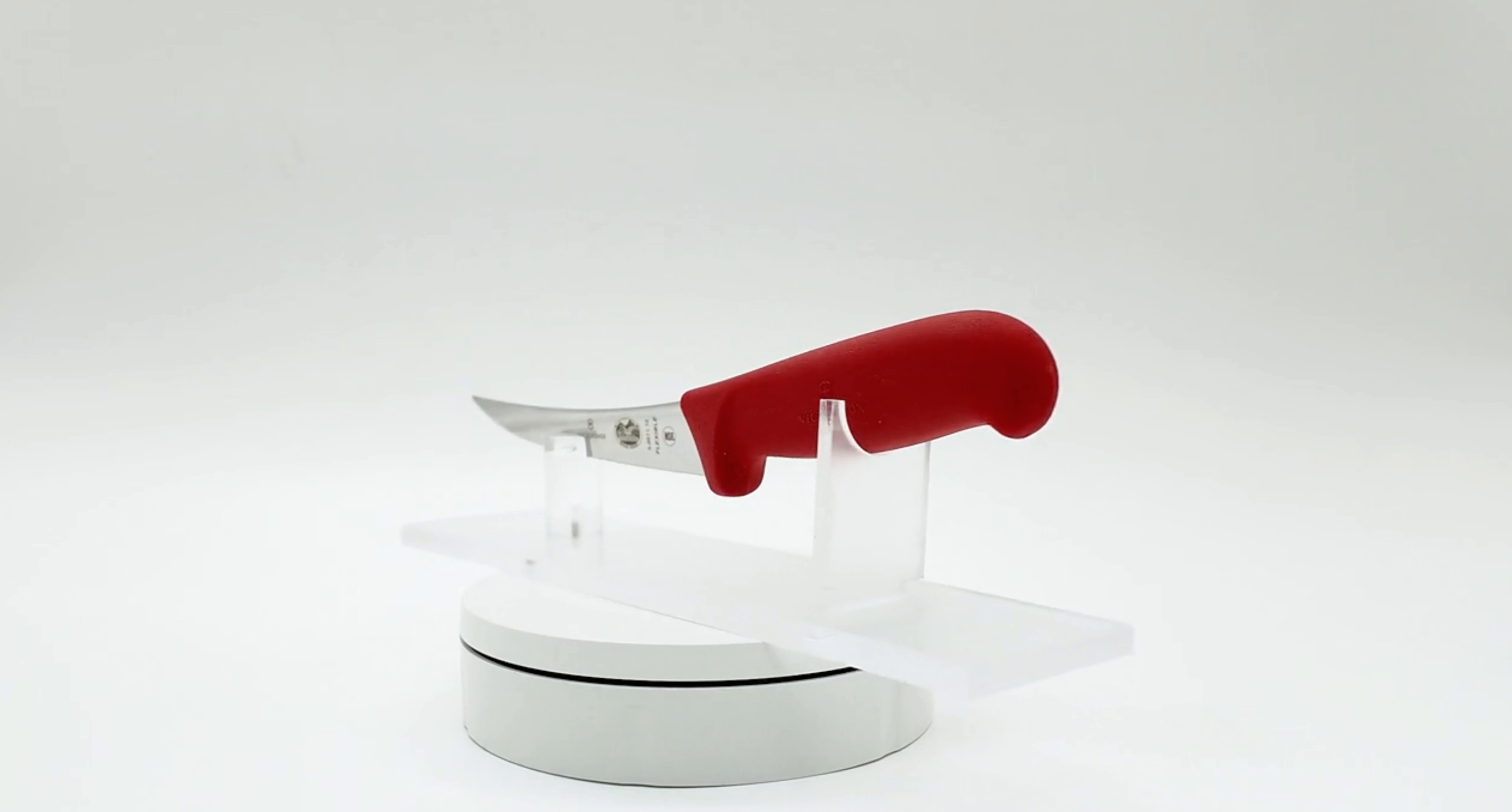 Victorinox - 5" Boning Knife Narrow Curved Flexible Blade (Red)