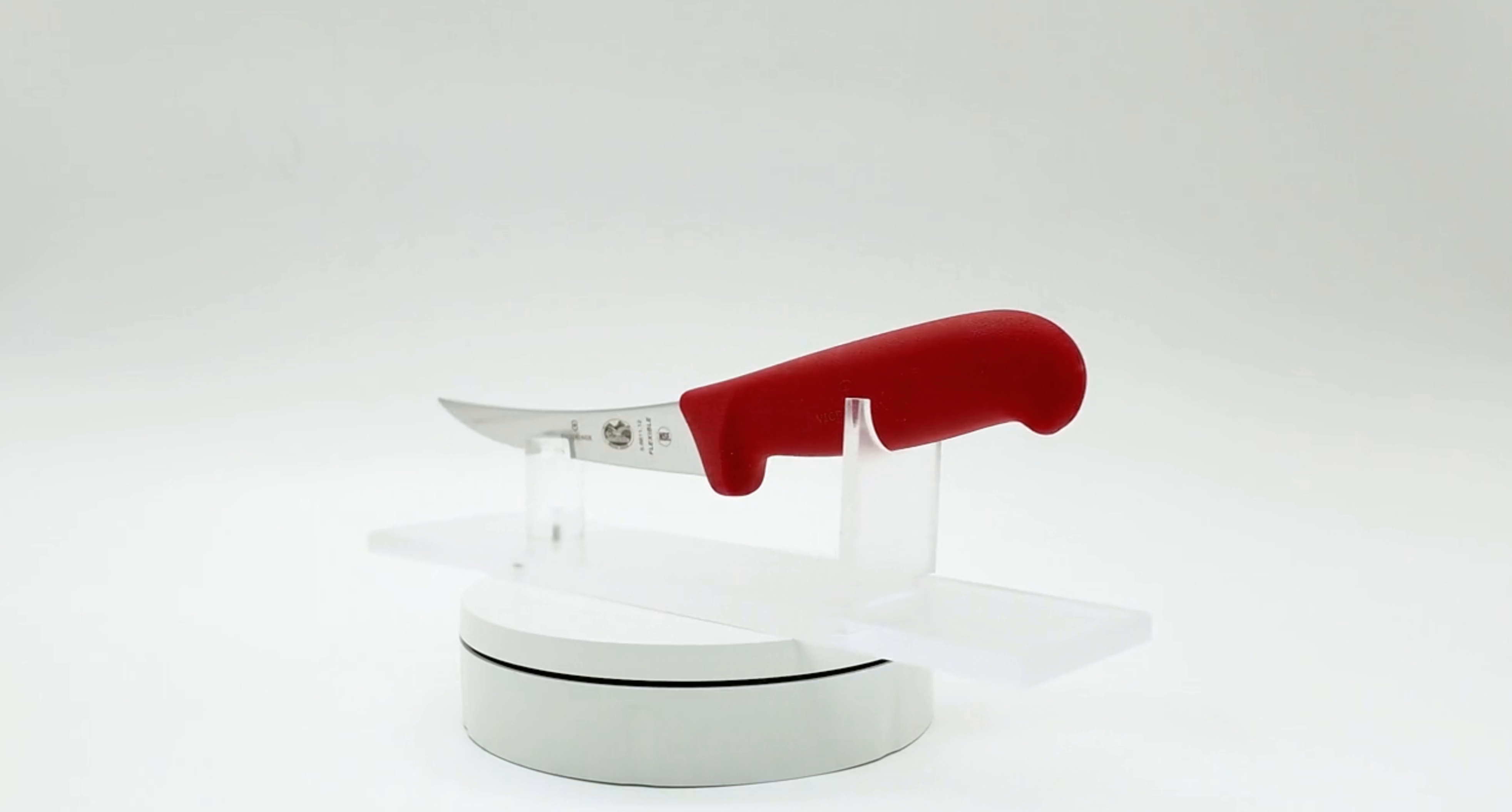 Victorinox - 5" Boning Knife Narrow Curved Flexible Blade (Red)