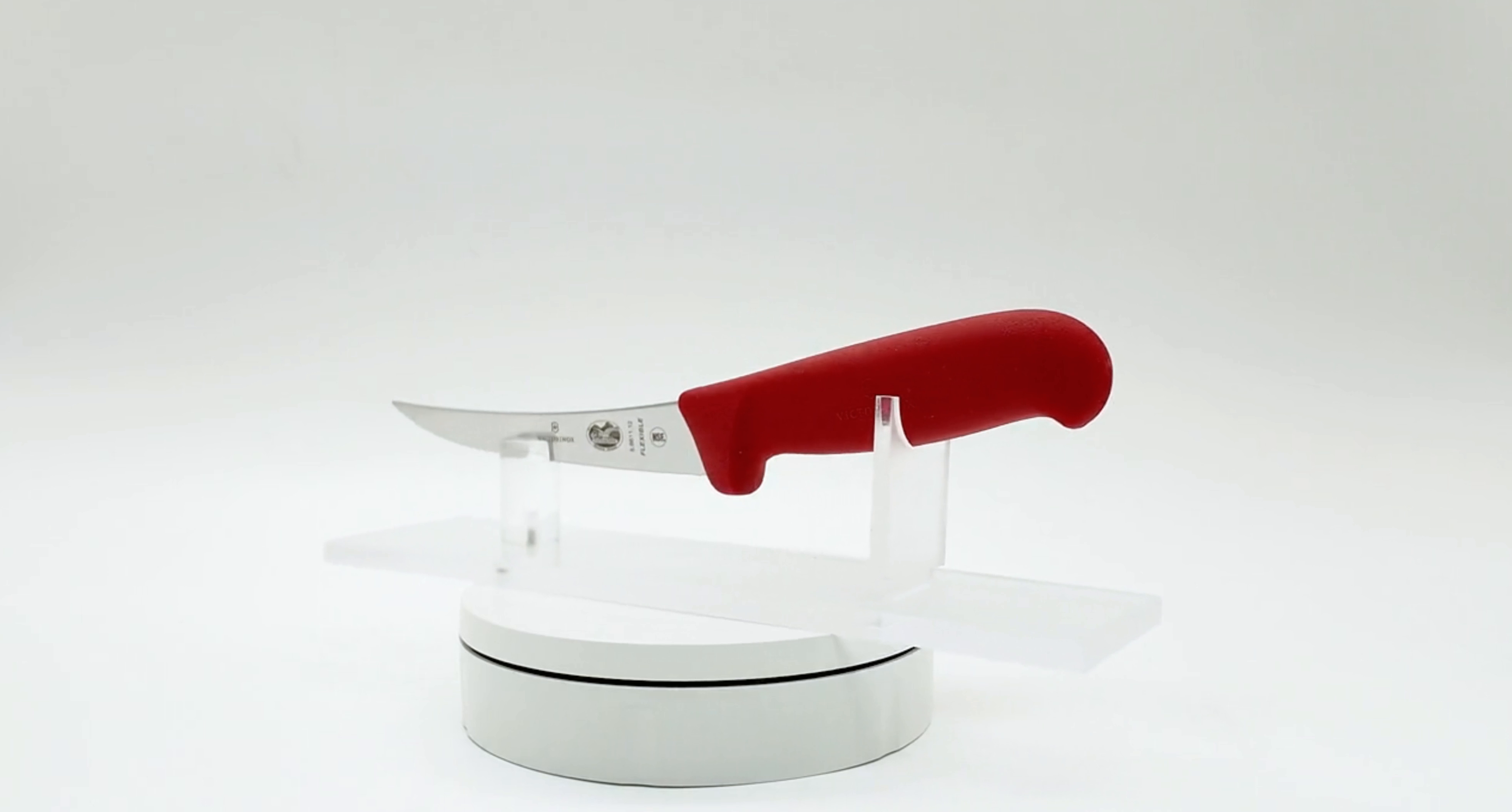 Victorinox - 5" Boning Knife Narrow Curved Flexible Blade (Red)