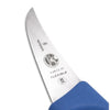 Victorinox 5 Inch Blue Handle Curved Flexible Boning Knife - Commercial Butcher Knife