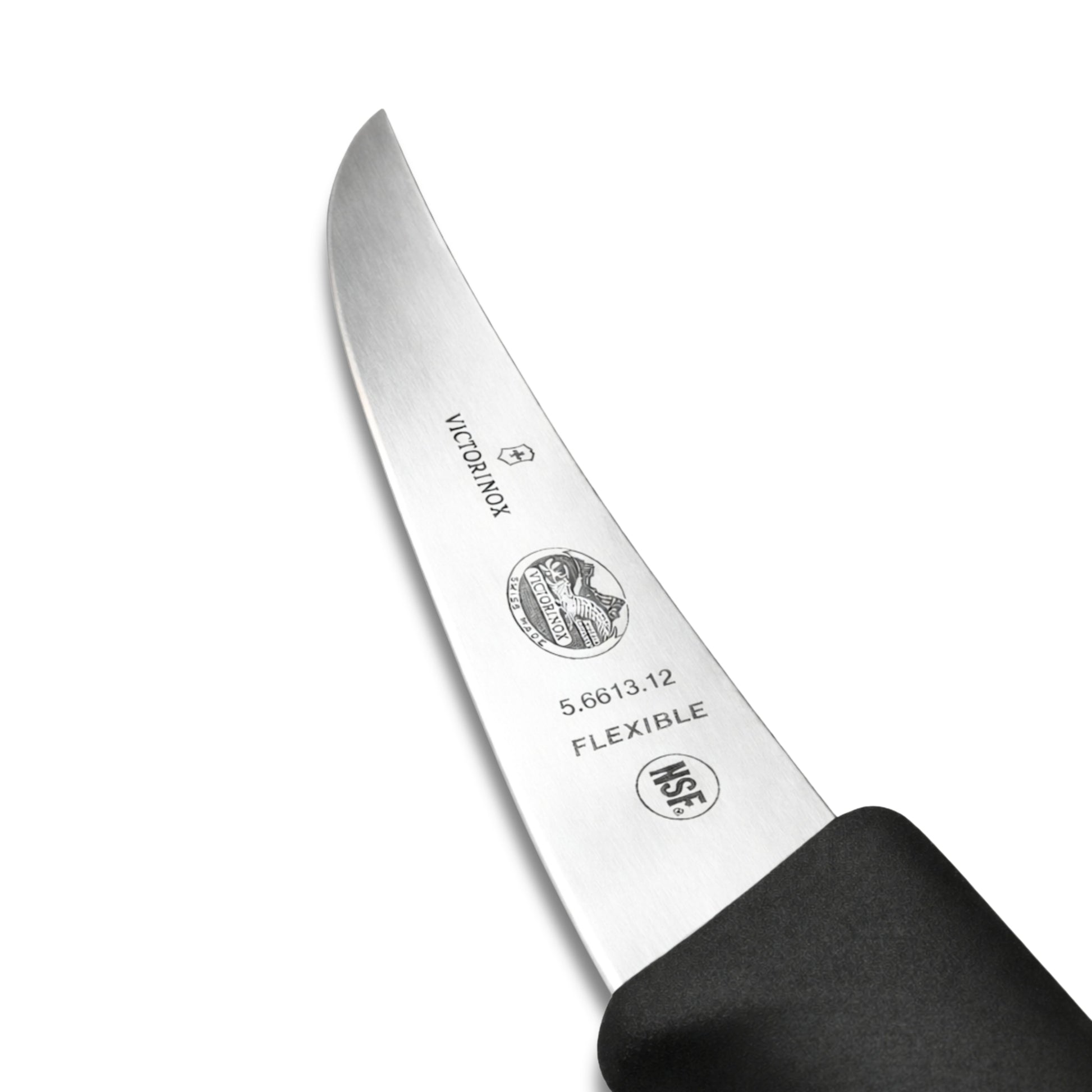 Victorinox 5 Inch Narrow Curved Flexible Boning Knife - Commercial Butcher Meat Boning