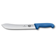 Victorinox 10 inch safety nose slaughter and butchers steak knife with blue handle