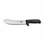 Victorinox 8 Inch Fibrox Safety Grip Butchers Knife - Professional Non-Slip Handle Butcher Knife