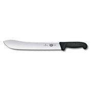 Victorinox 12 Inch Safety Nose Slaughter Butchers Steak Knife Black - Professional Butcher Knife