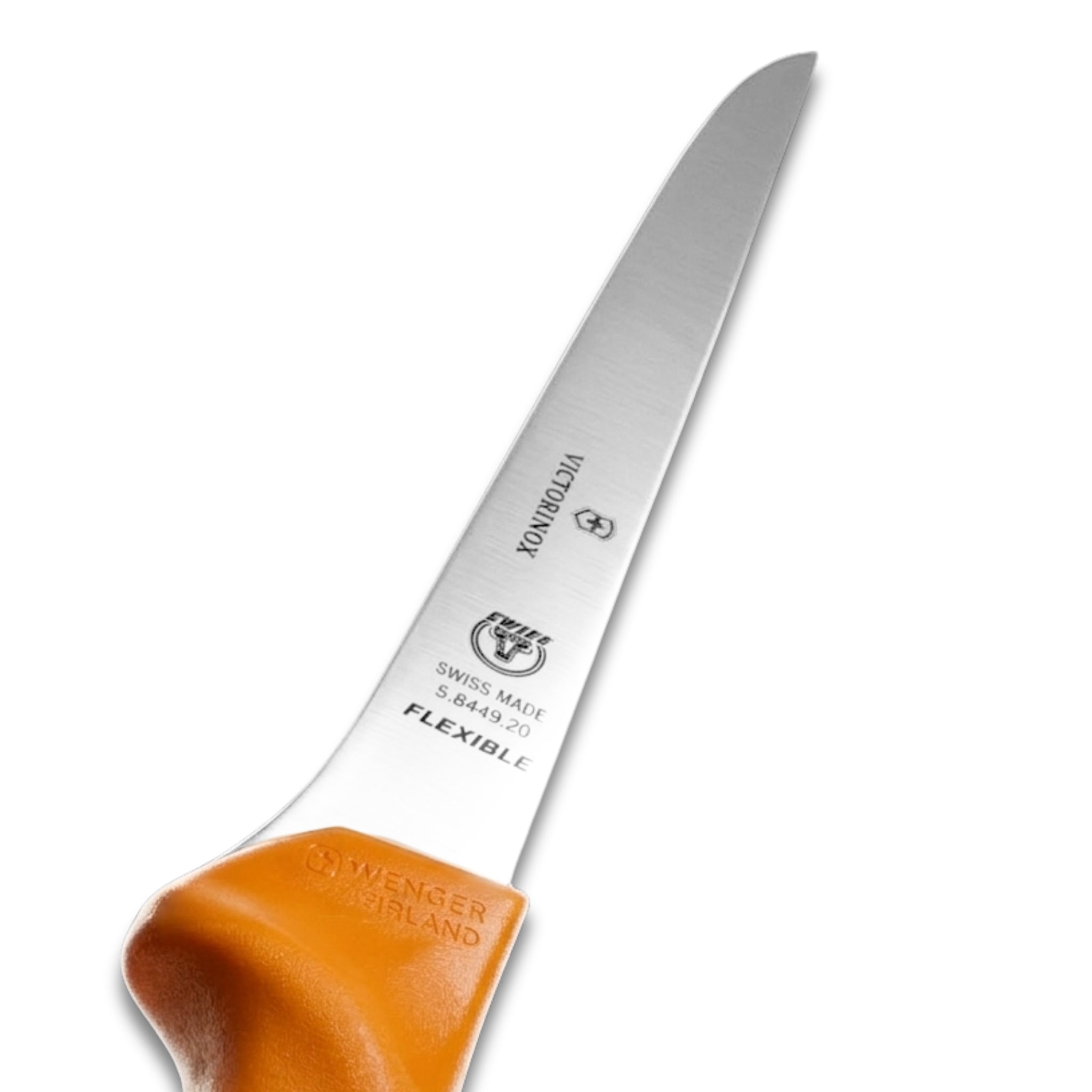 Victorinox 8 Inch Narrow Flexible Fish Filleting Knife - Professional Butcher Filleting