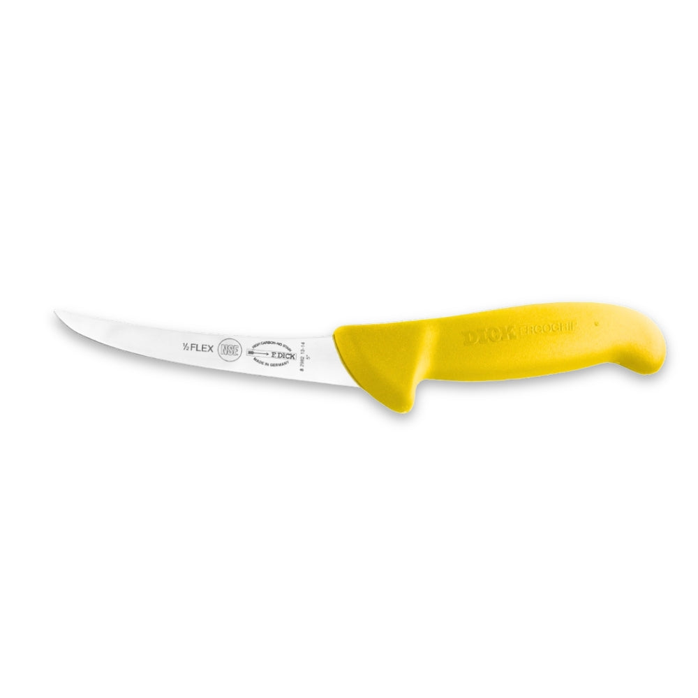 F Dick 5 Inch Boning Knife Angle View - Commercial Butcher Equipment